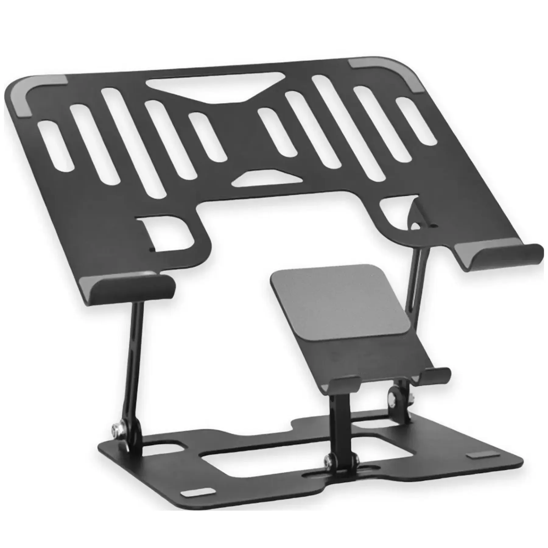 Foldable Ergonomic Laptop Phone Stand Height Adjustable Portable Riser