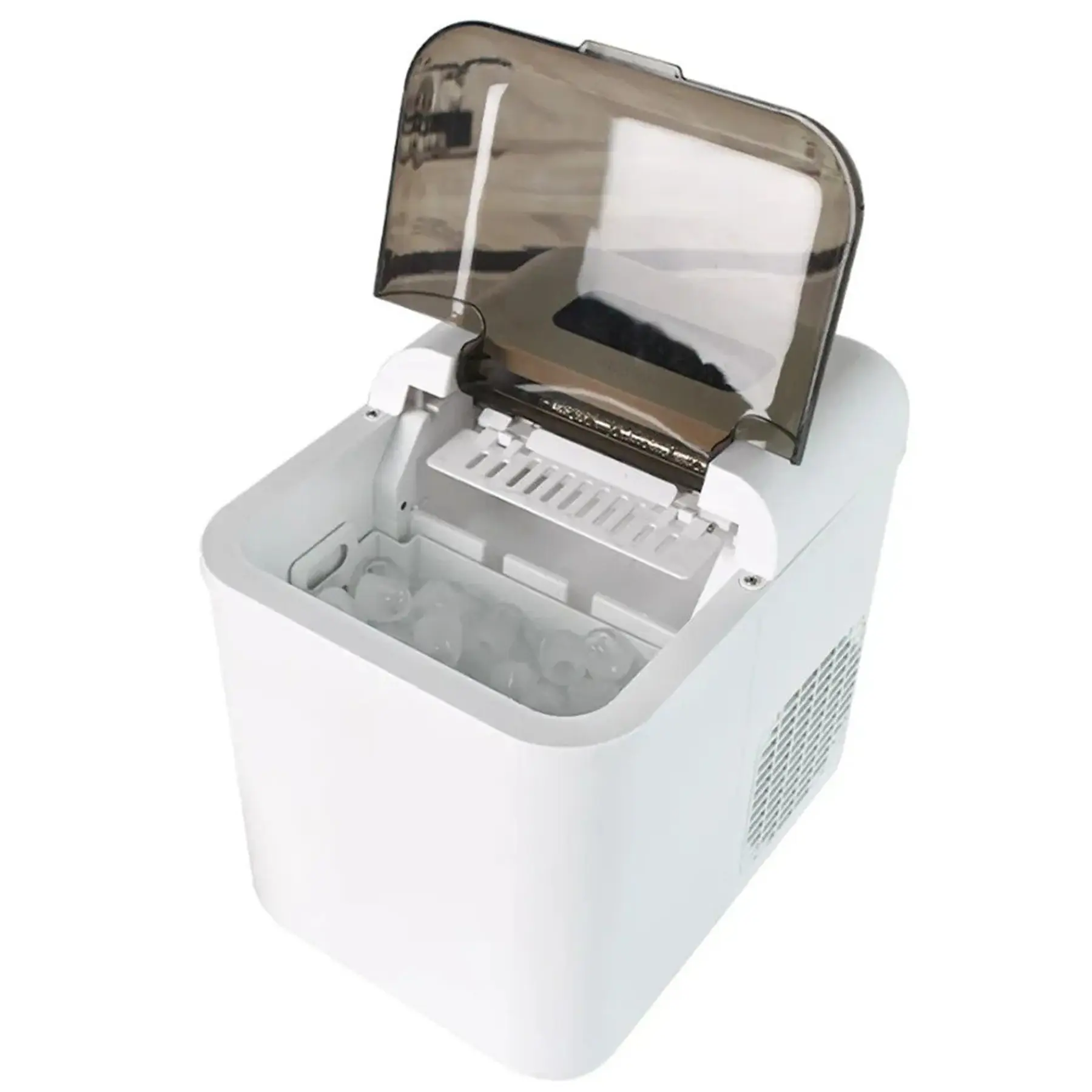 Compact Automatic Ice Maker with Self Cleaning Feature