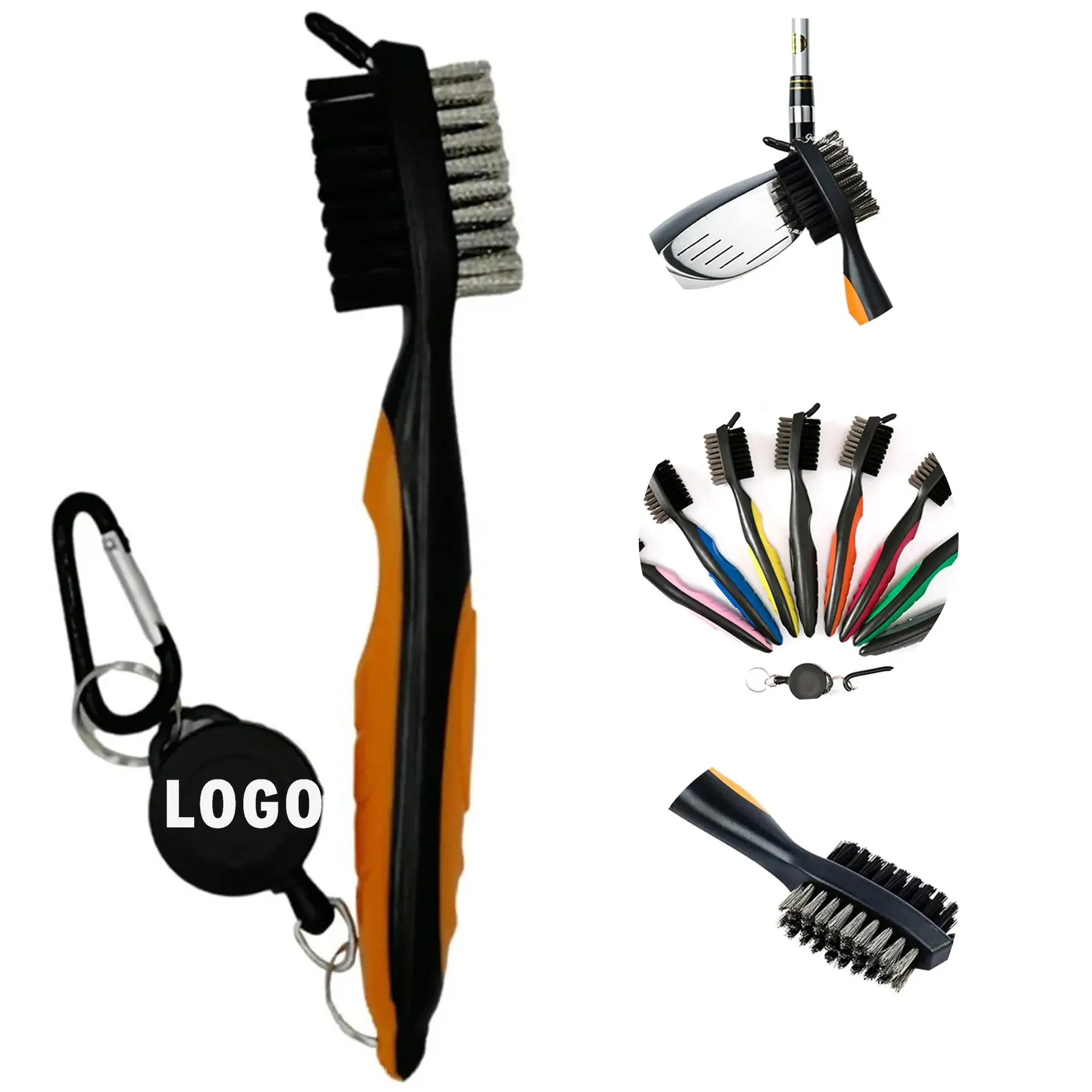 Refillable Water Golf Groove Brush Dual Sided 2