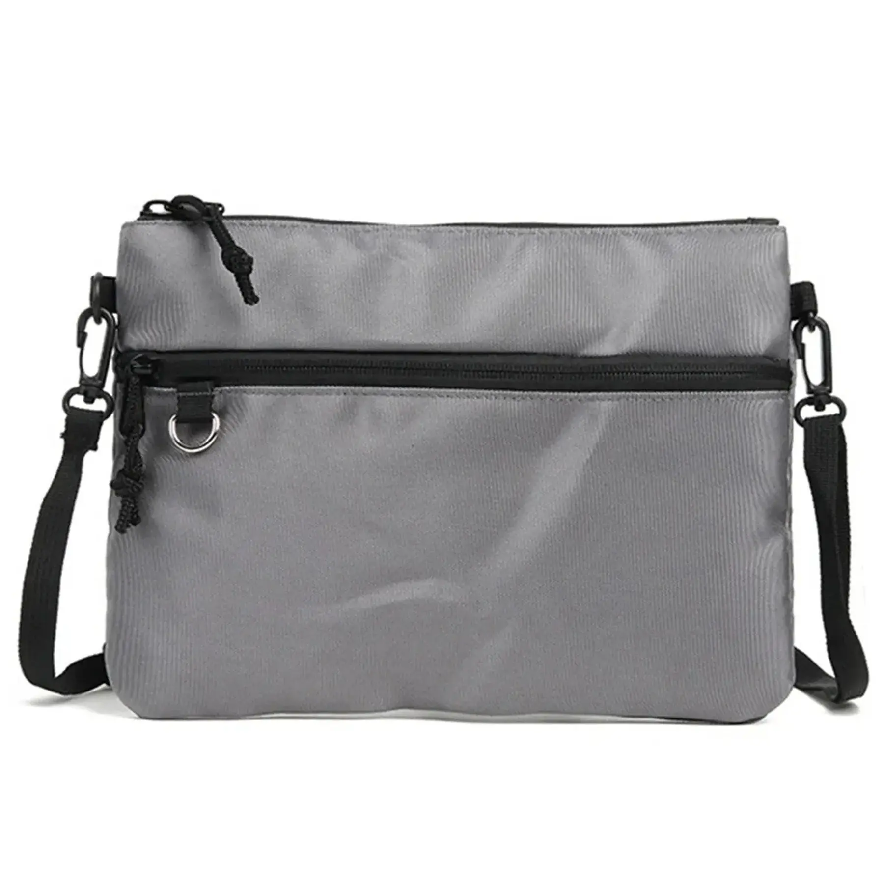 Compact Crossbody Tote with Multiple Pockets Lightweight Nylon