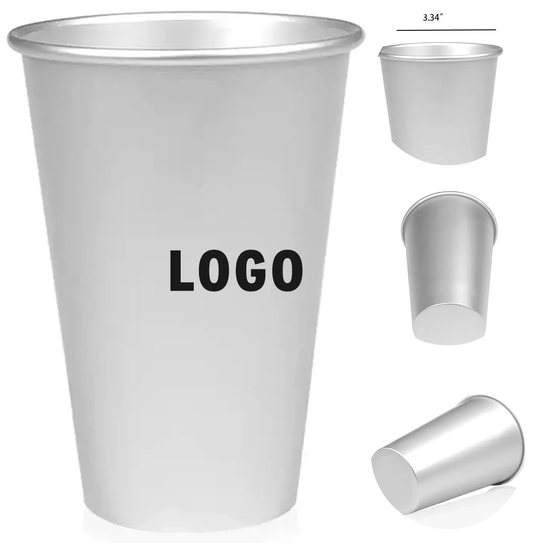 15 Oz Temperature Sensitive Color Change Aluminum Beer Cup 2