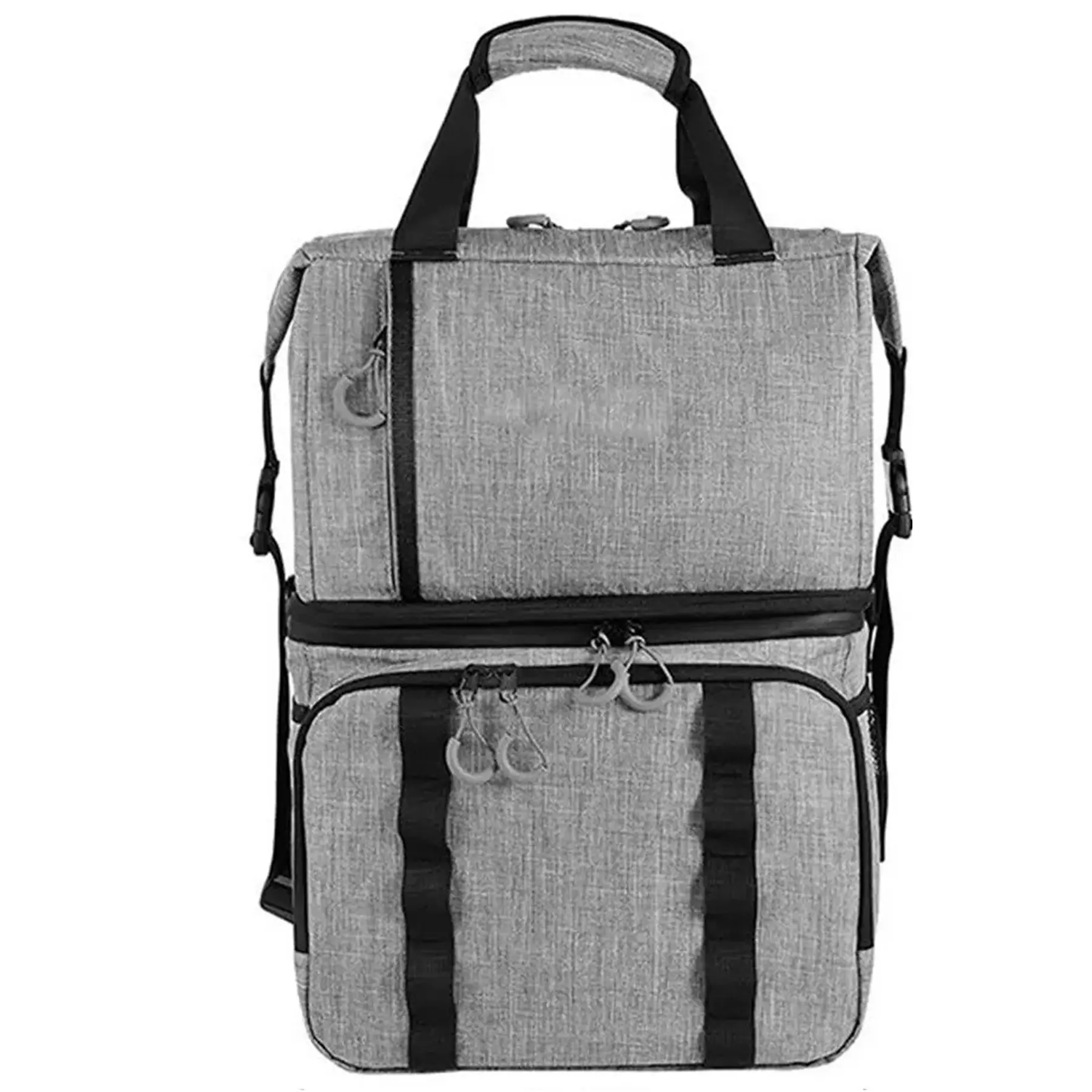 Insulated Lunch Backpack Dual Layer Detachable