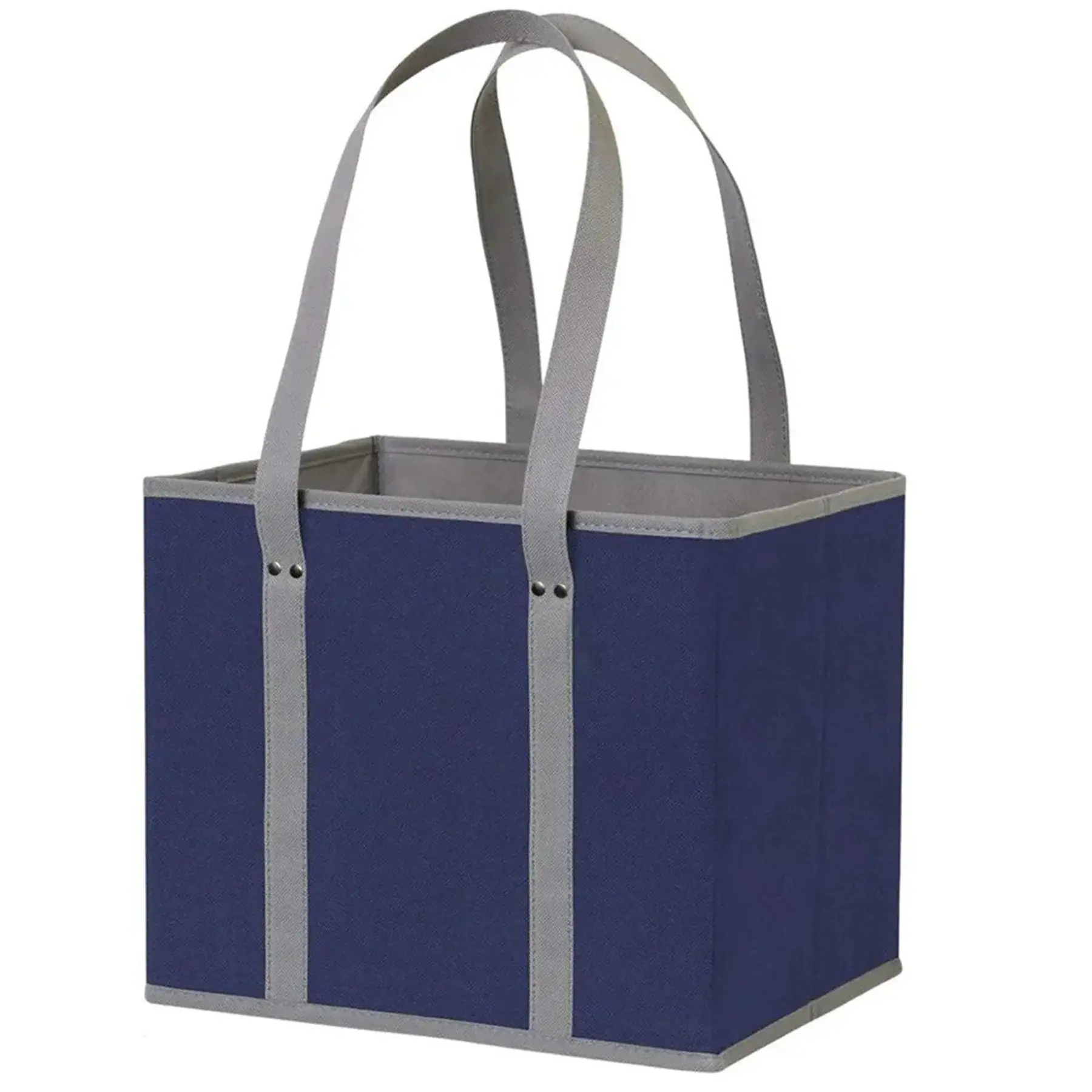 Sturdy Foldable Box Tote Reusable Shopping Bags