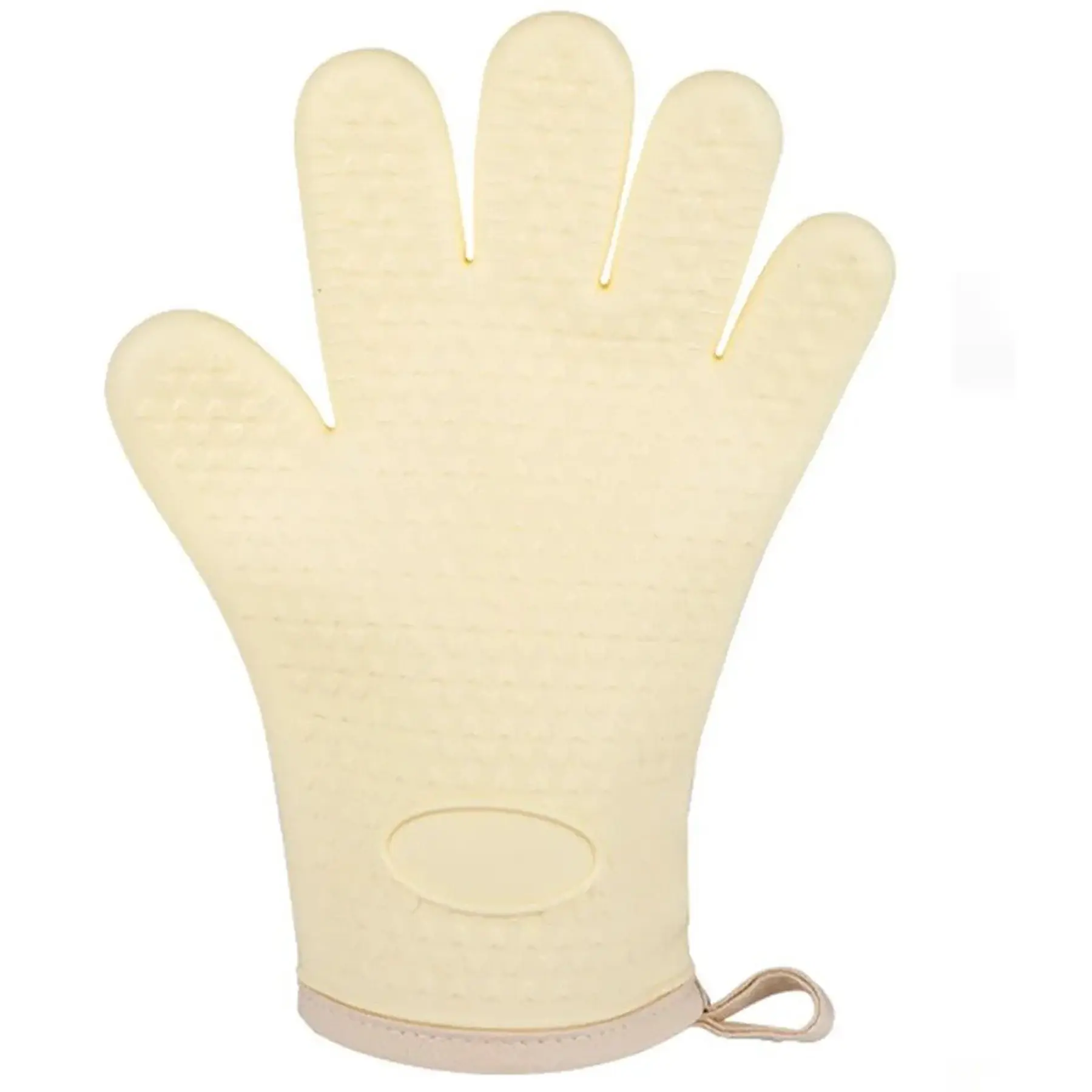High Temperature Silicone Oven Mitts Cotton Lined Heat Resistant Kitchen Gloves