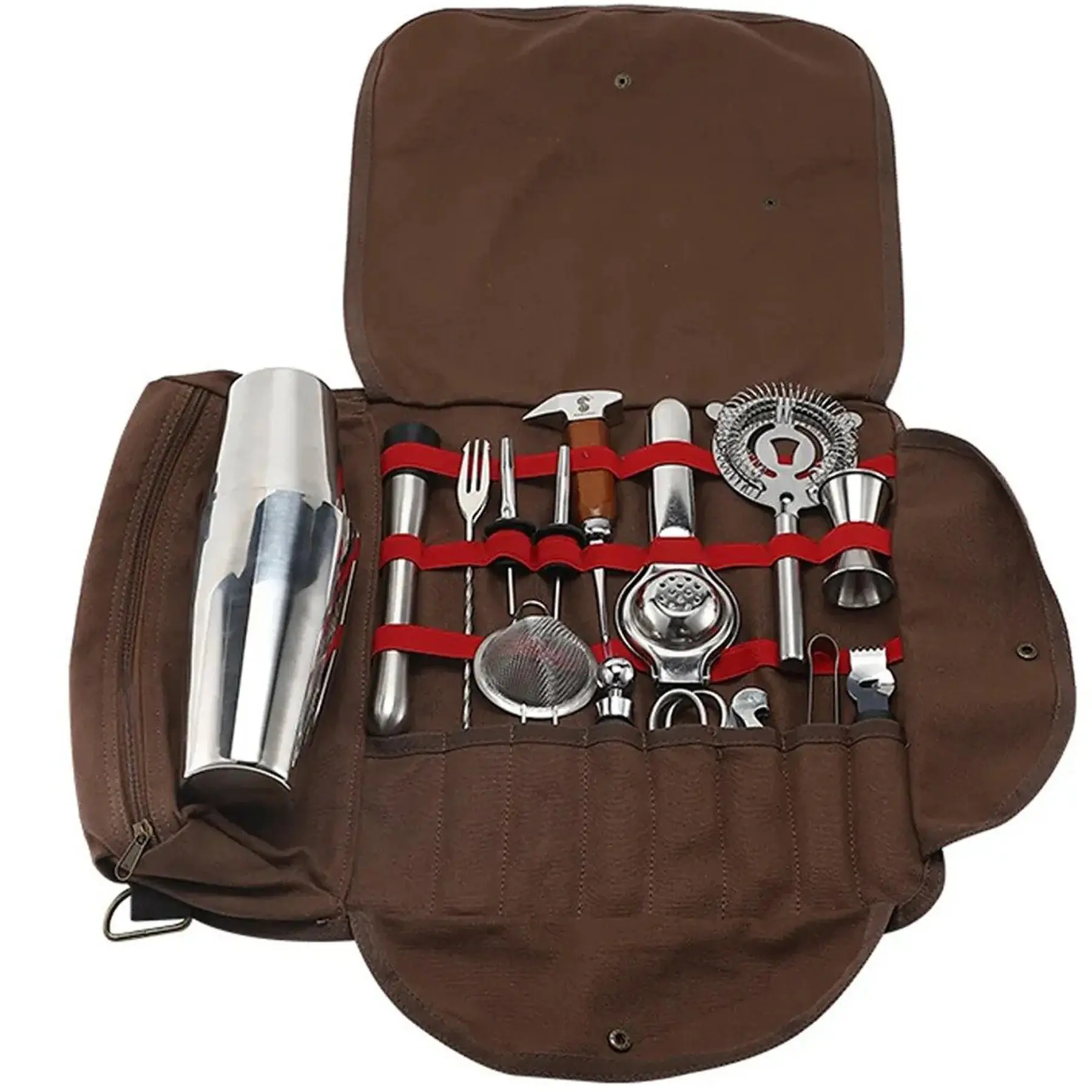 Premium Cocktail Shaker Travel Set Bartender Kit