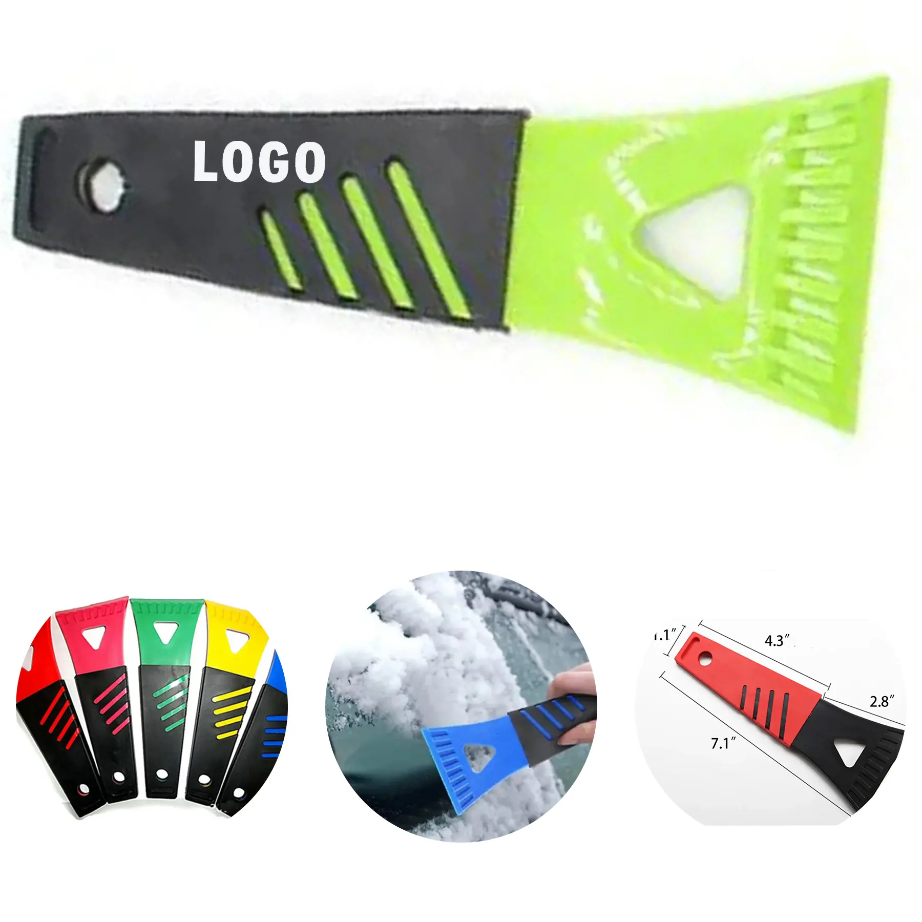 Compact Car Windshield Ice Scraper Tool 2