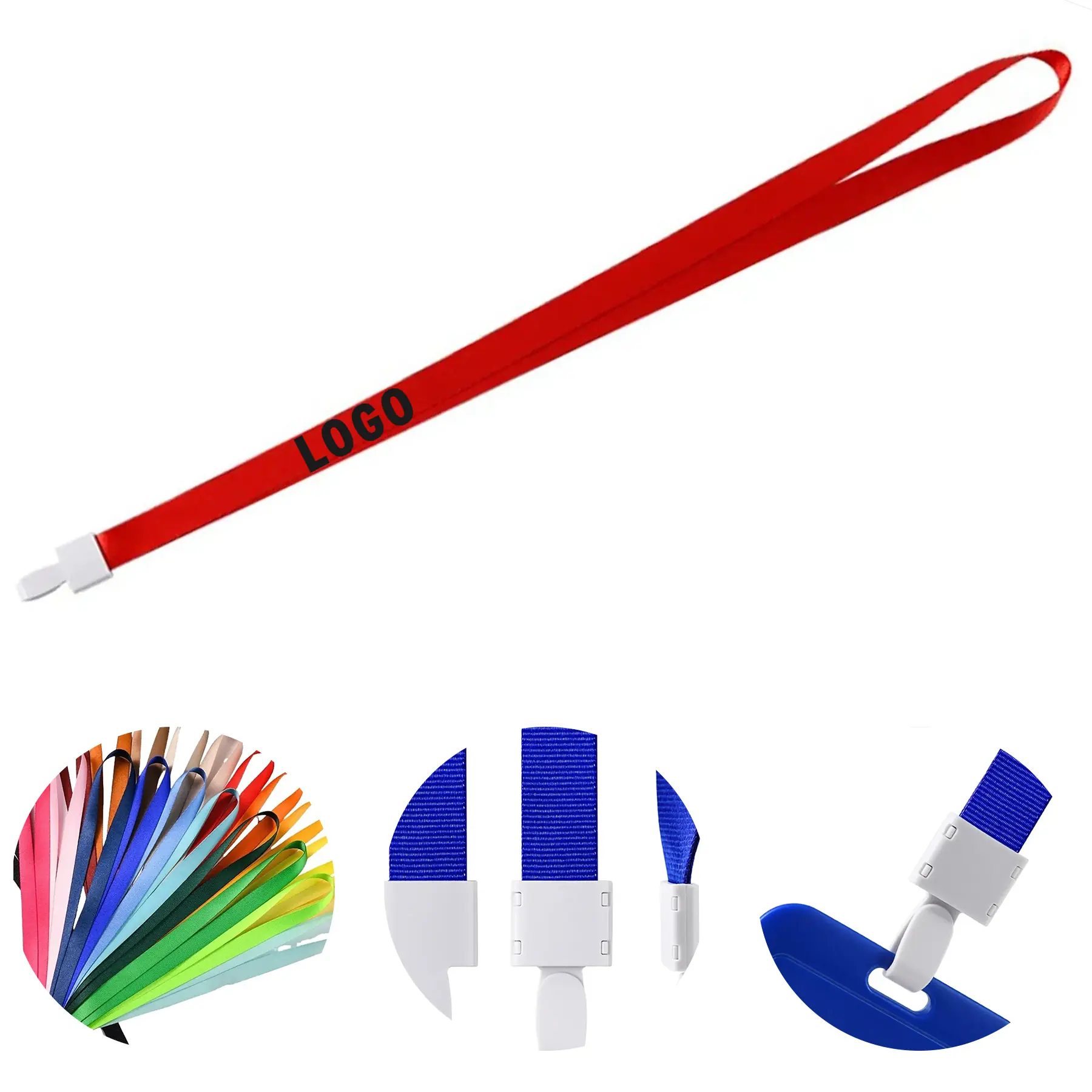 Custom Breakaway Safety Lanyard Heavy Duty Polyester 2