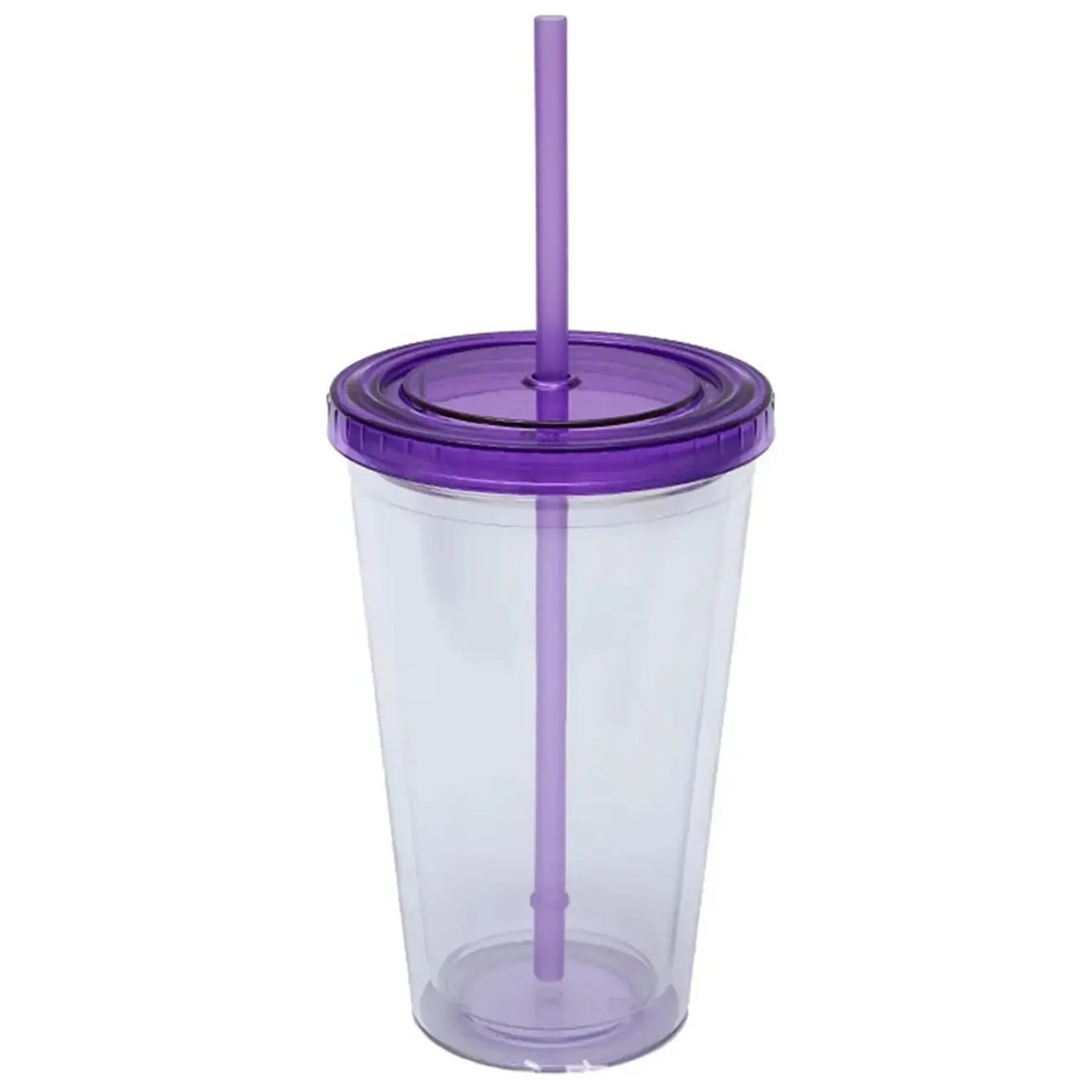 Clear Double Wall Insulated Tumbler 16oz
