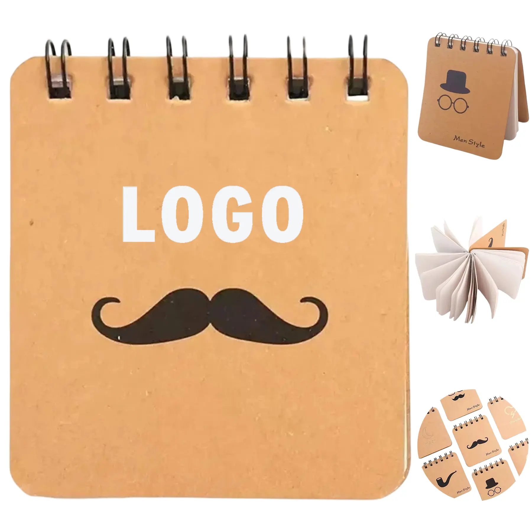 Compact Spiral Notebook Portable Journal 2