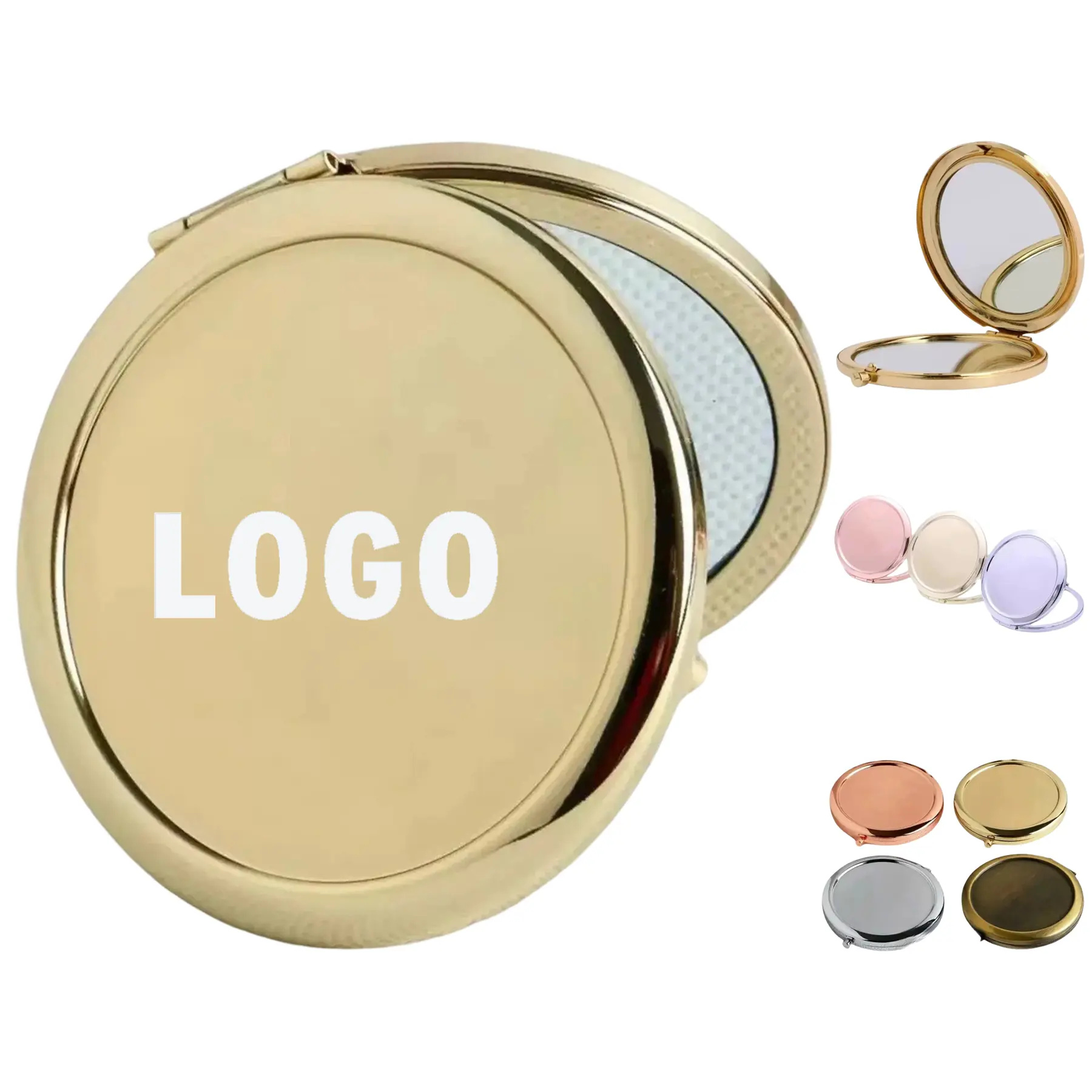 Sleek Metal Vanity Mirror 2