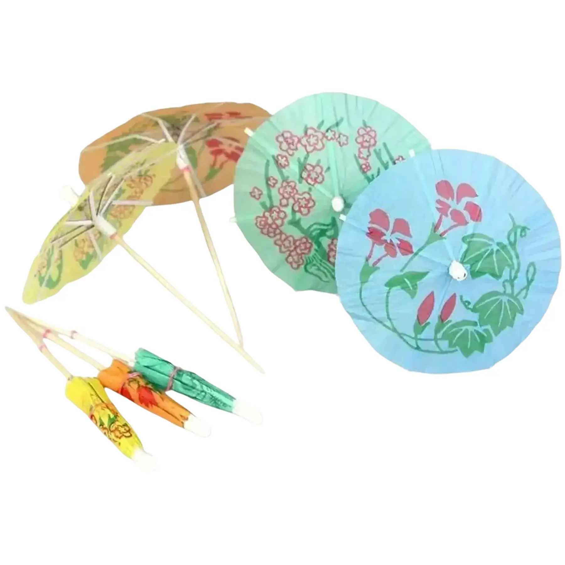 Fun Beverage Umbrella Picks Party Stir Sticks