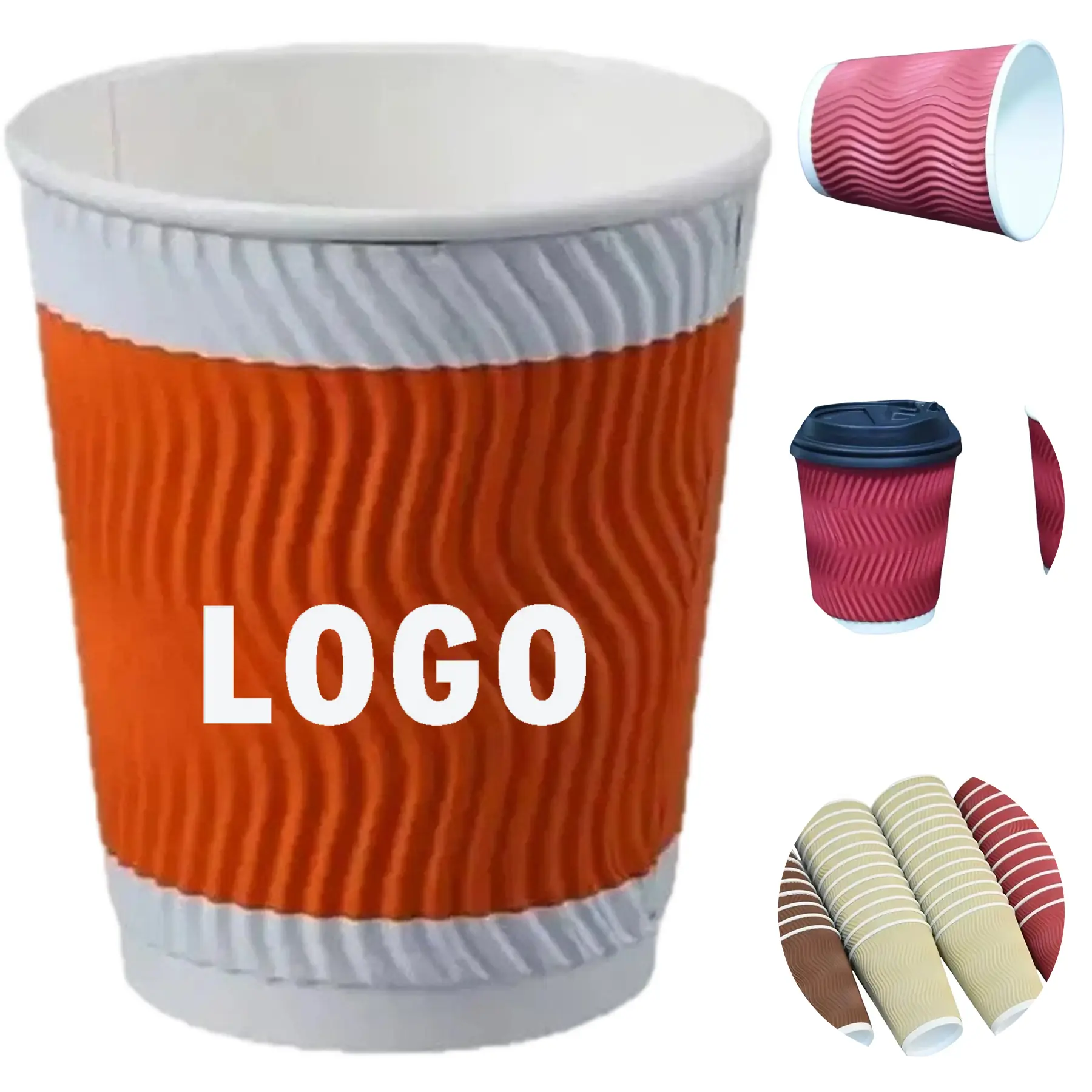 Eco Friendly Ripple Paper Cups 2