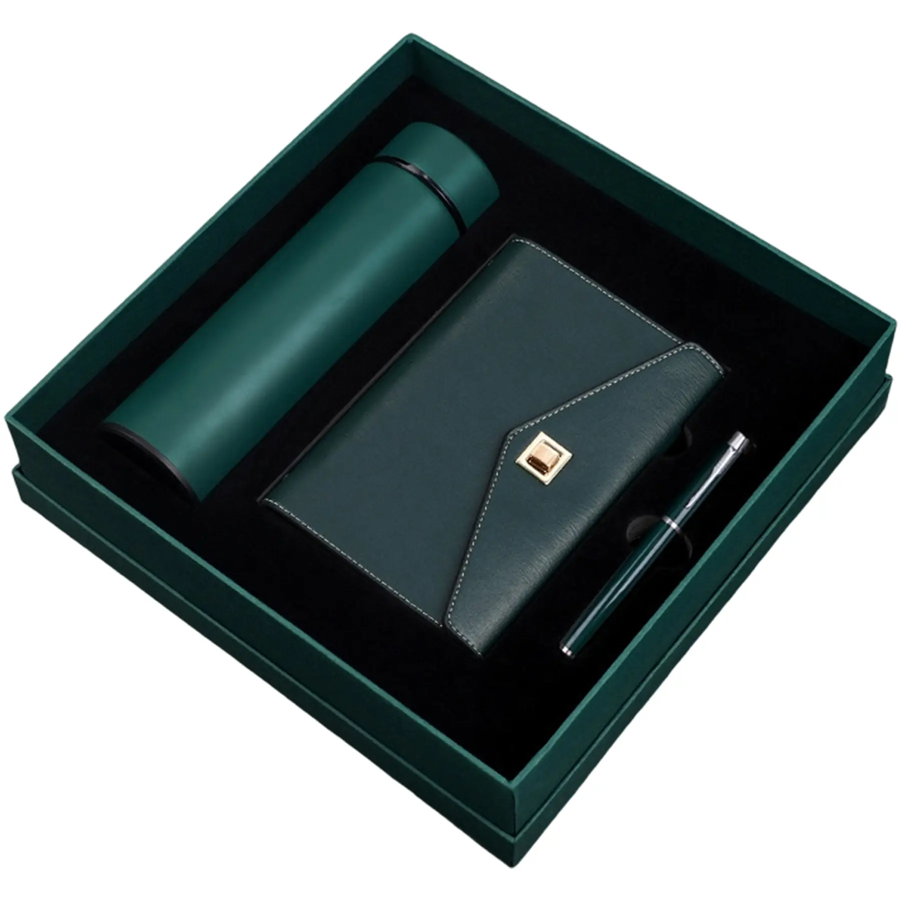Customizable Travel Mug Journal Gift Set