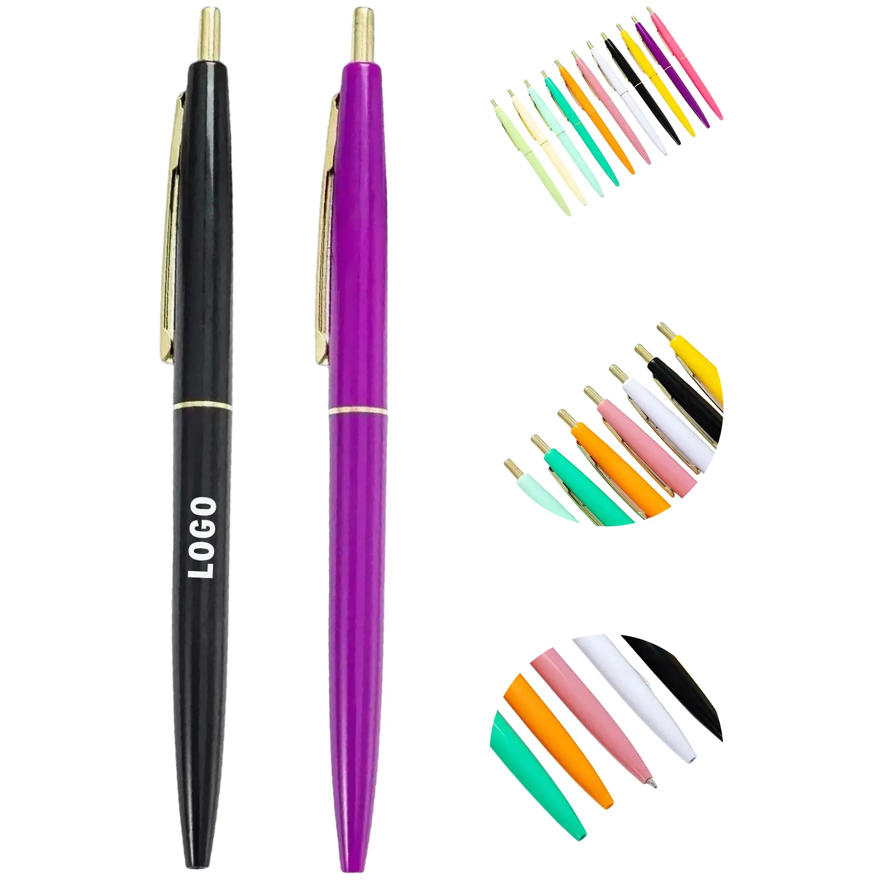 Smooth Click Ballpoint Pen Reliable Writing 2