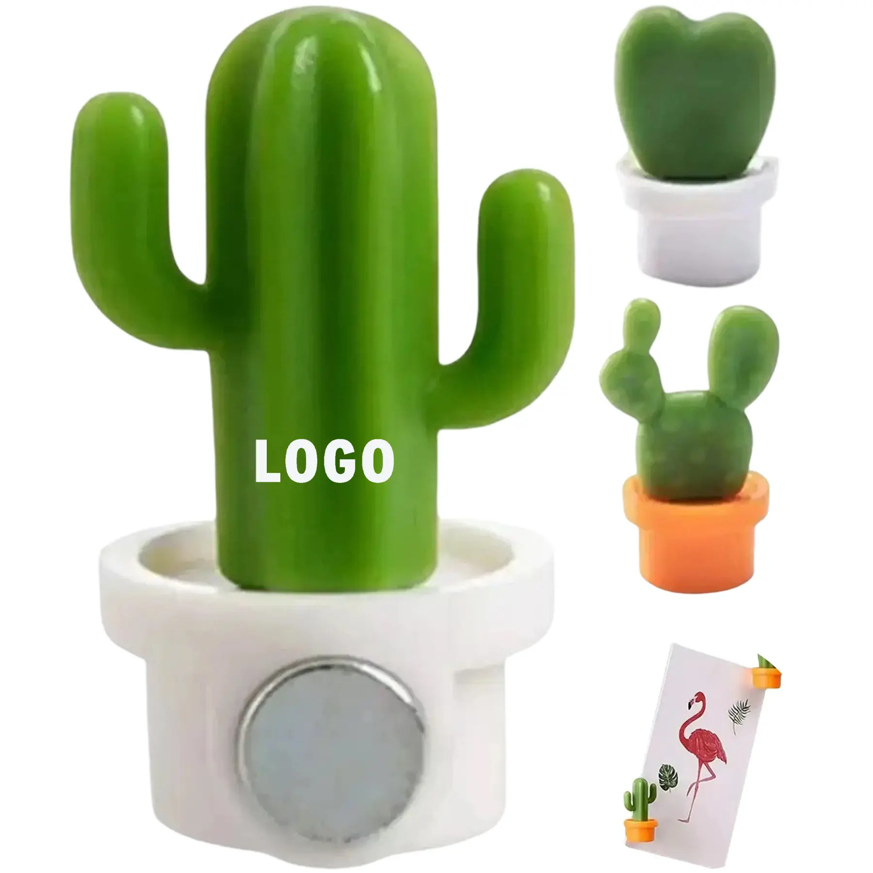 Cute Desert Cactus Fridge Magnet Decal 2