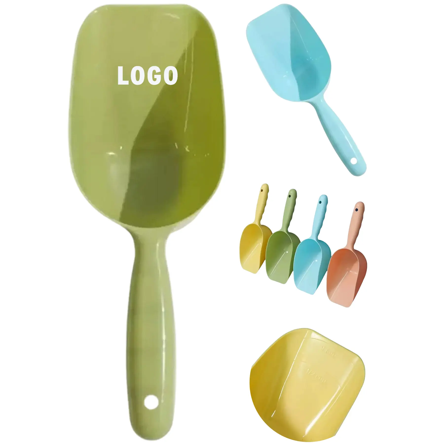 Precision Pet Feeding Scoop Ergonomic Design for Dry Wet Food 2