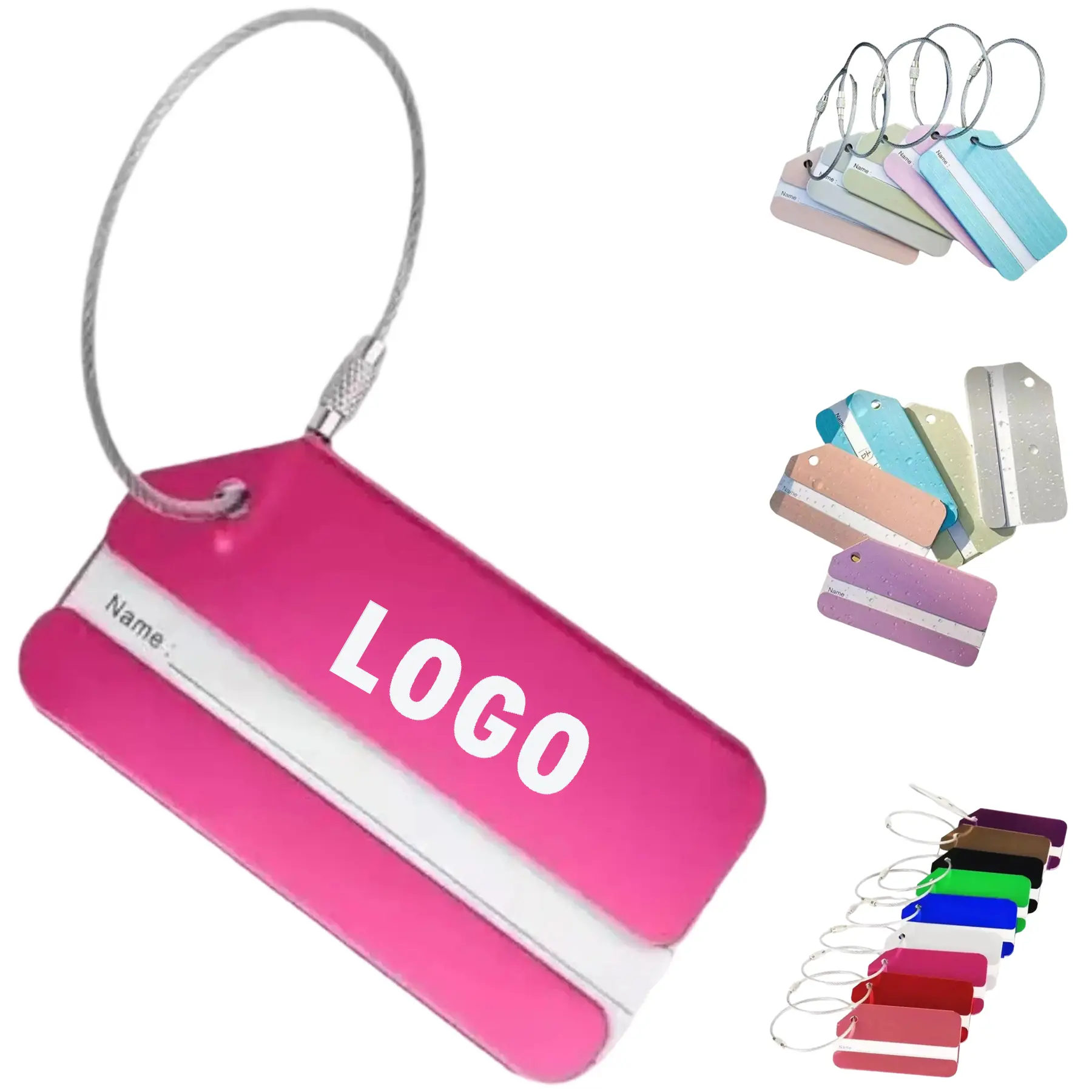Personalized Metal Luggage Identifier for Travelers 2