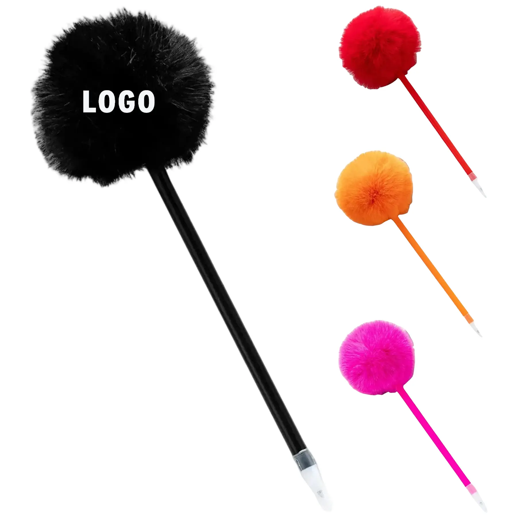Plush Grip Pen Fun Office Accessory 2
