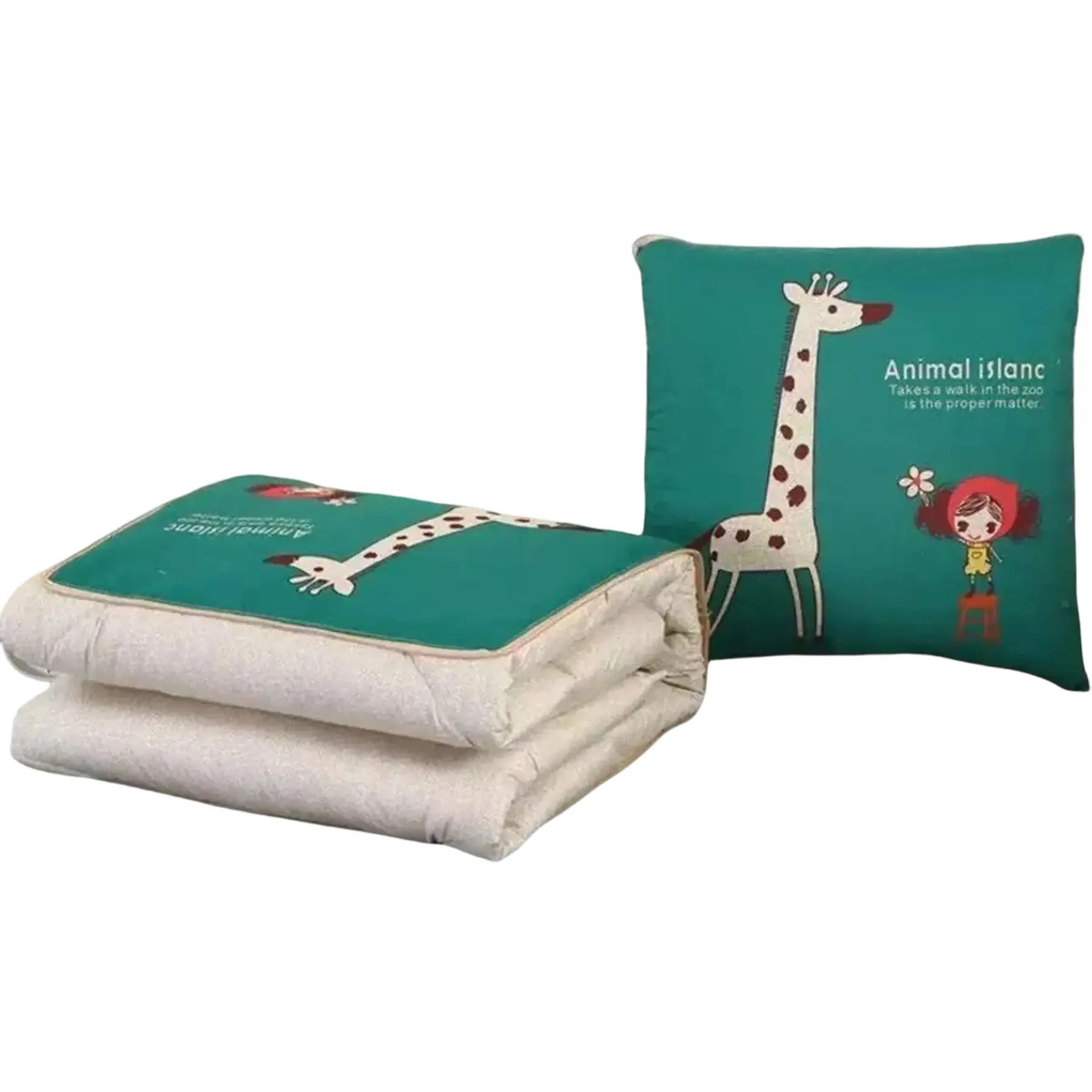 Plush Multifunction Throw Cushion
