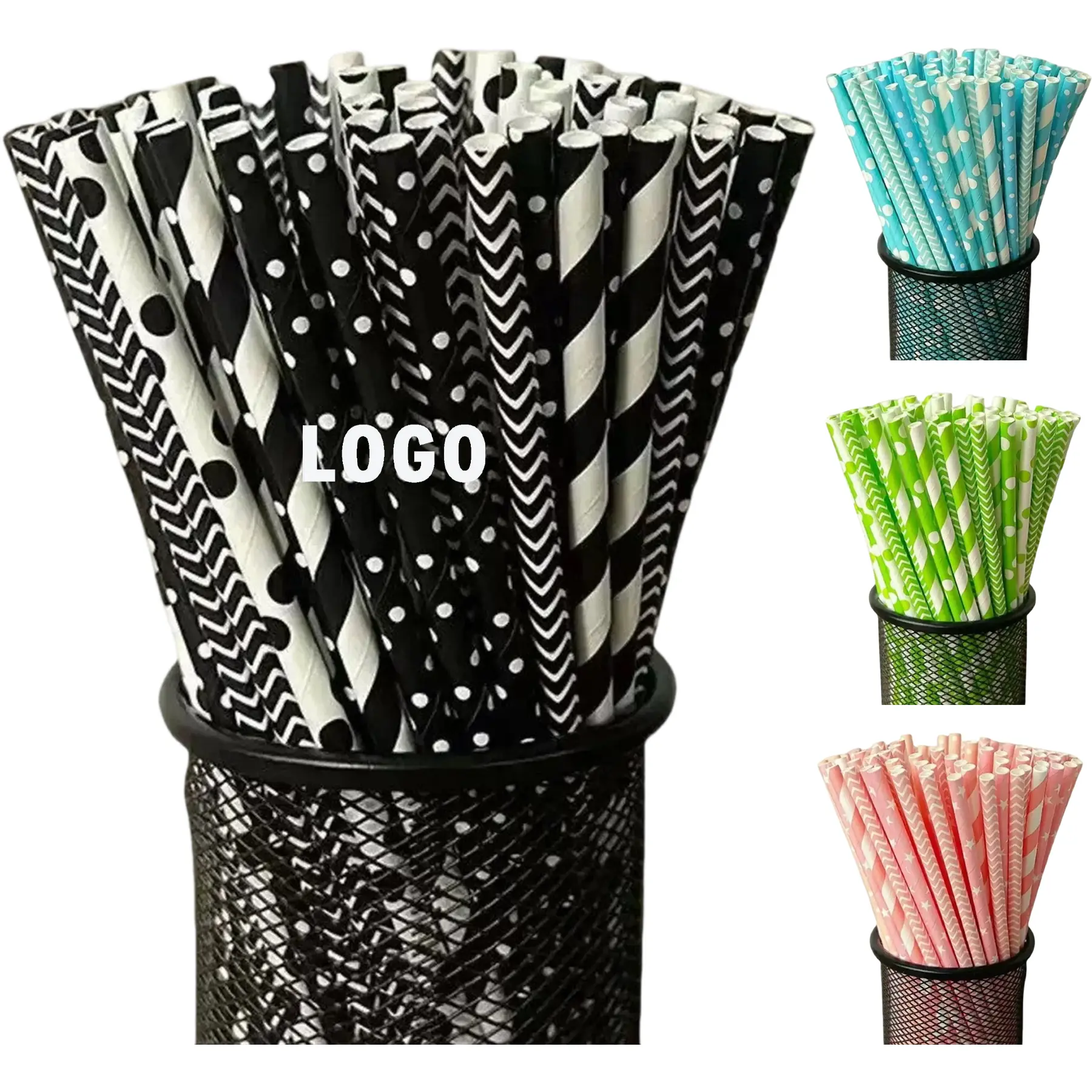 Compostable Plant Based Paper Straws 2