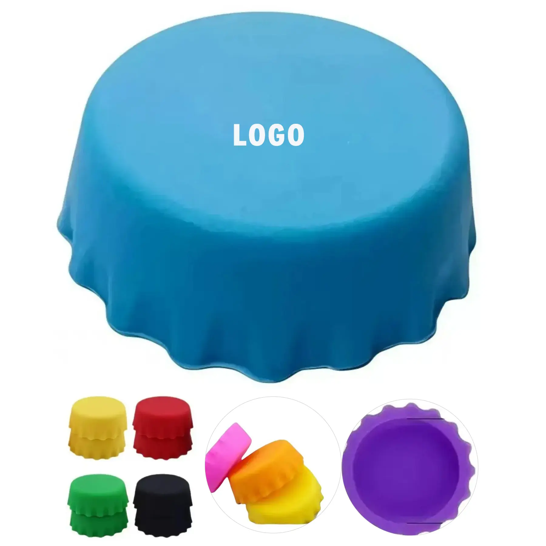 Reusable Silicone Wine Bottle Cover 2