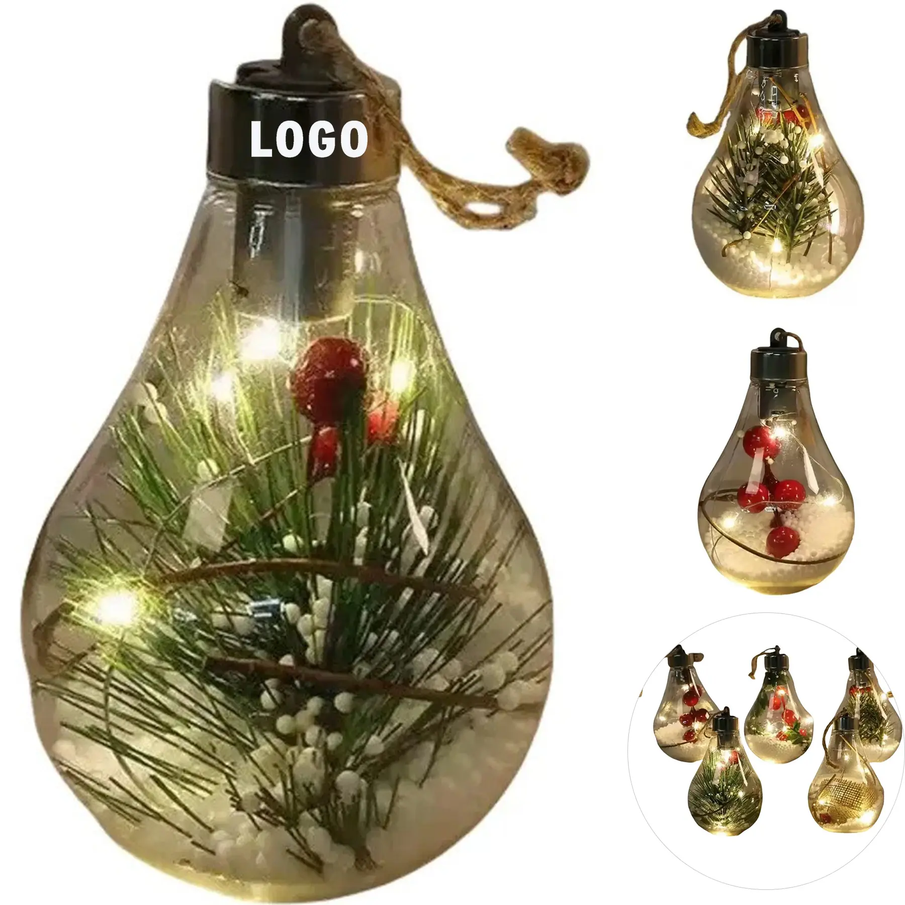Festive Glow Tree Decoration 2