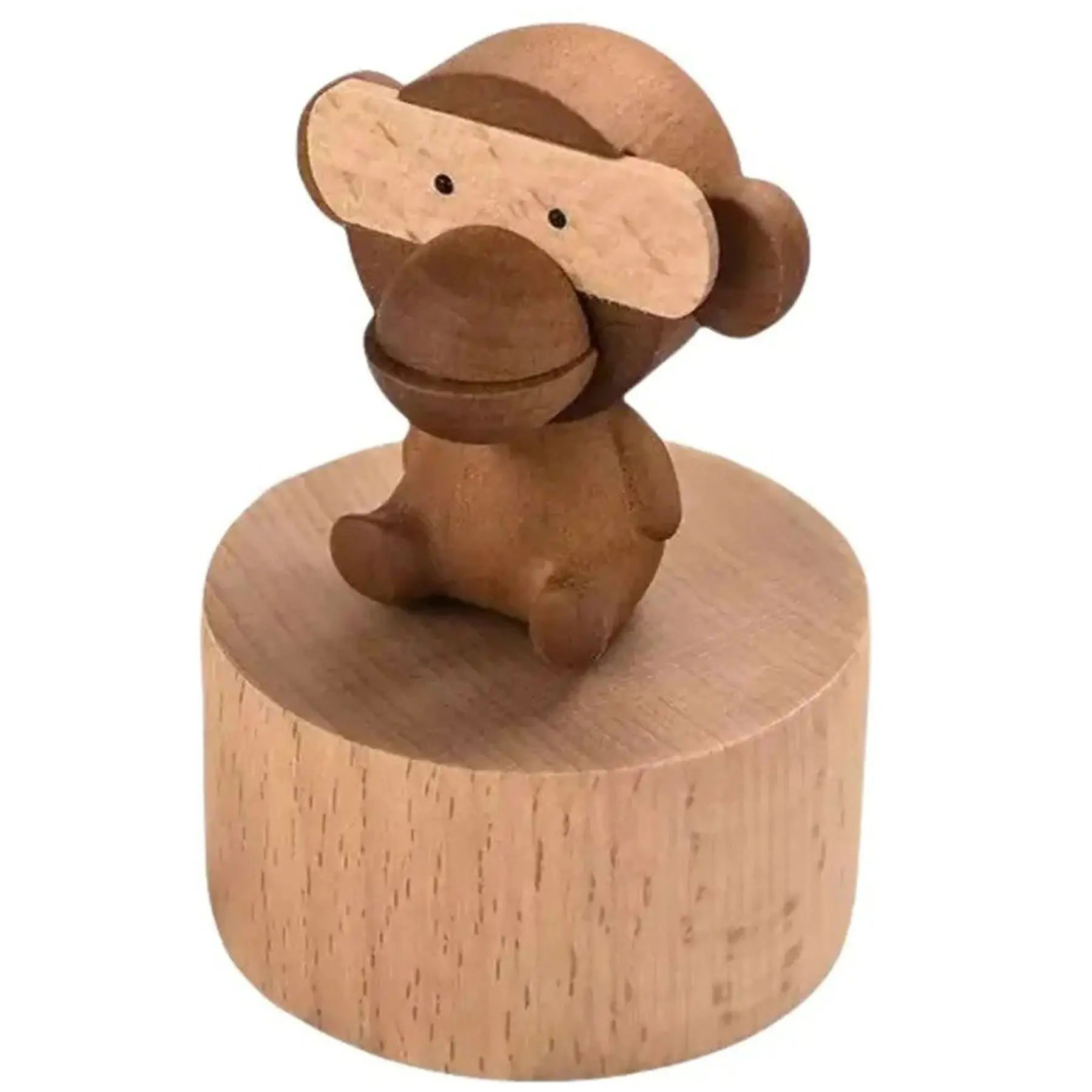 Whimsical Spinning Animal Melody Box