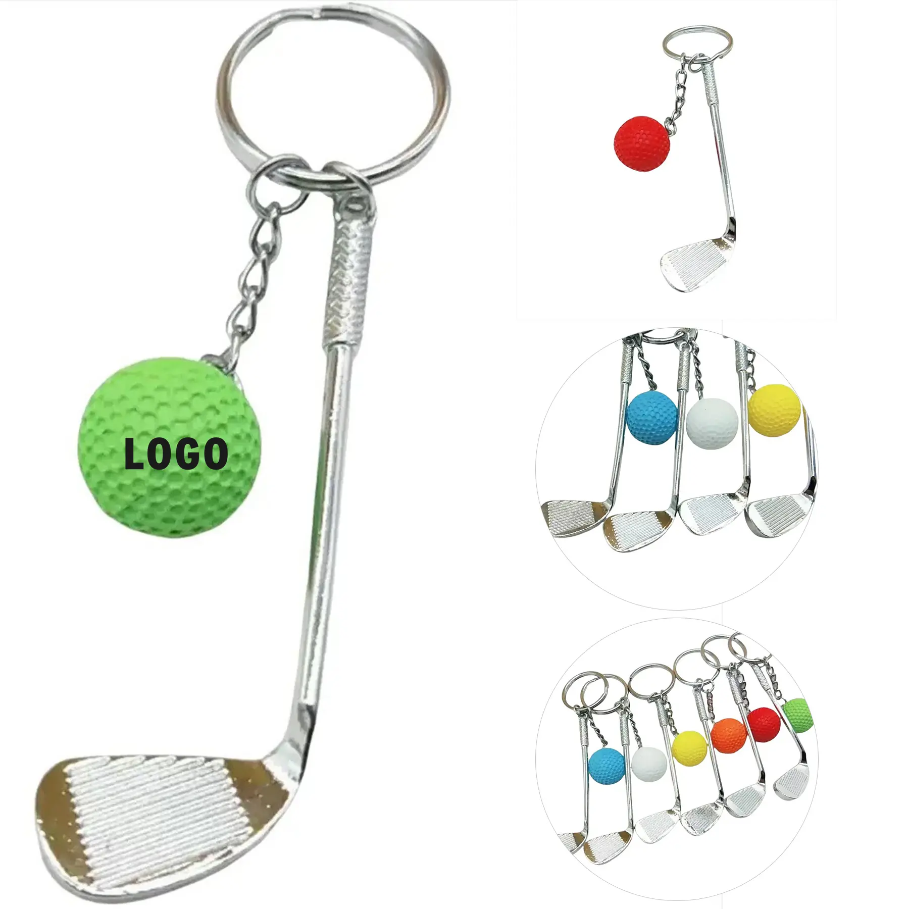 Golf Key Ring Charm for Fans 2