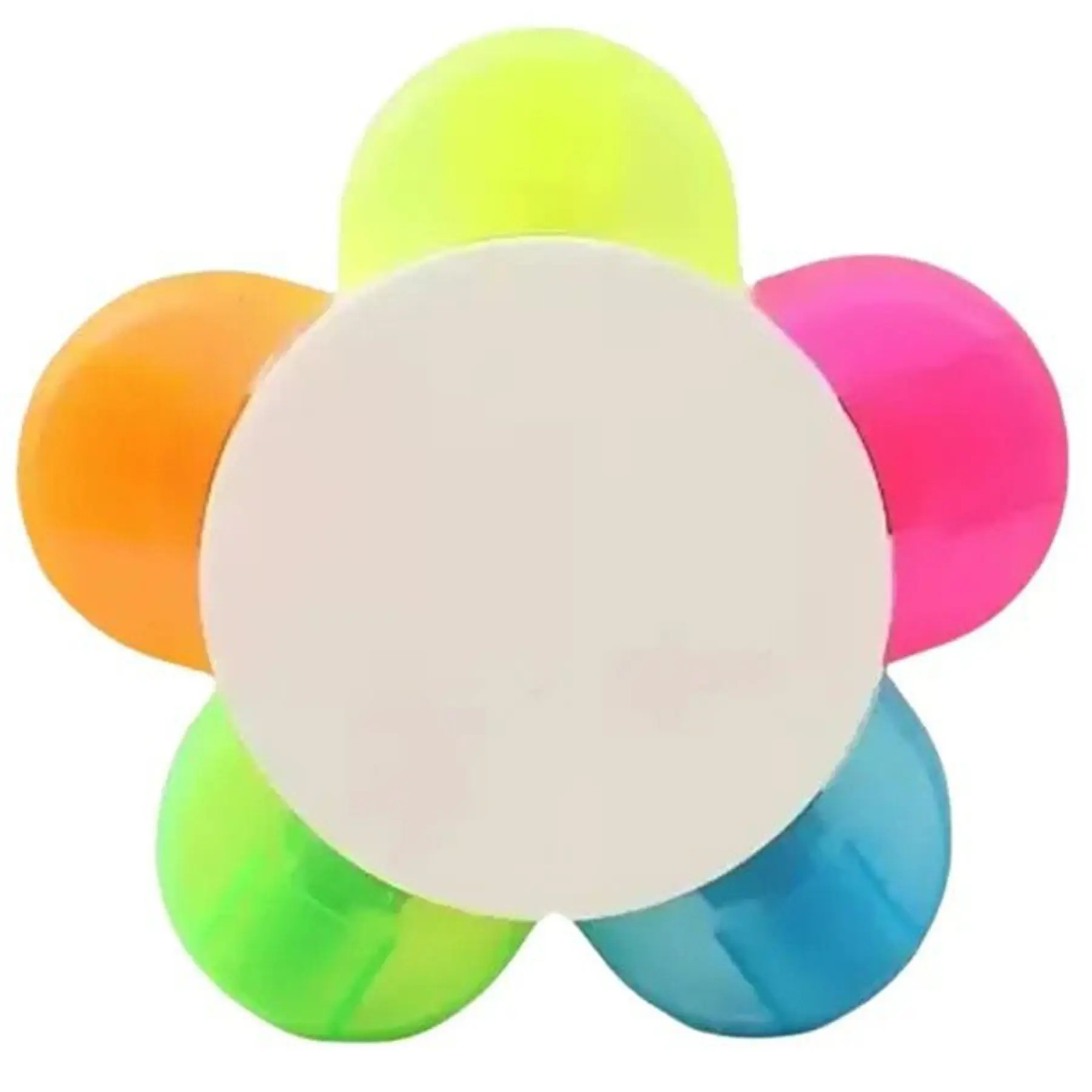 Vibrant Blossom Highlighters Set 5 Neon Colors