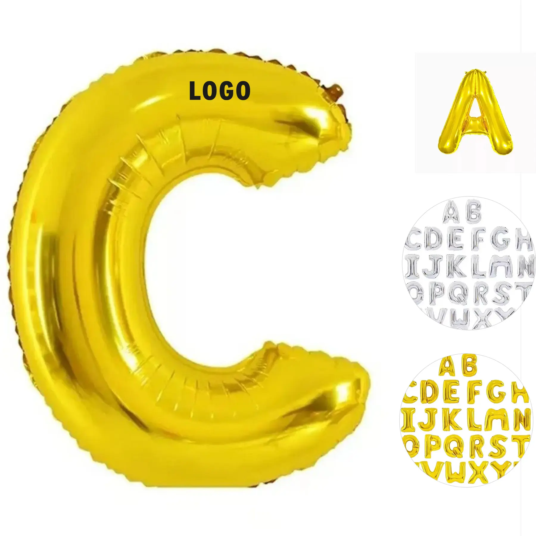 Oversized Custom Aluminum Foil Letter Balloons 2