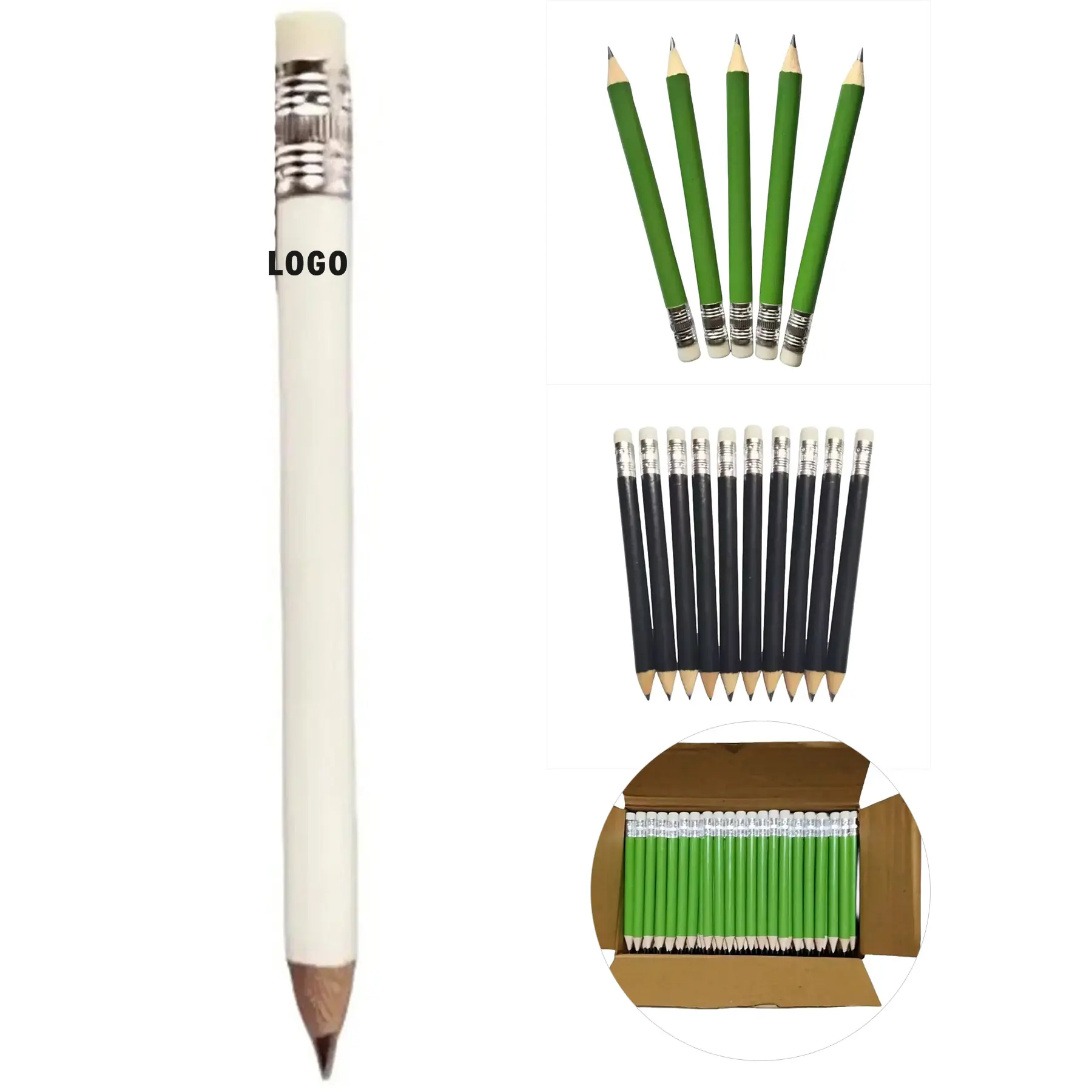 Eraser Tip Pencil Set for Writing Drawing 2