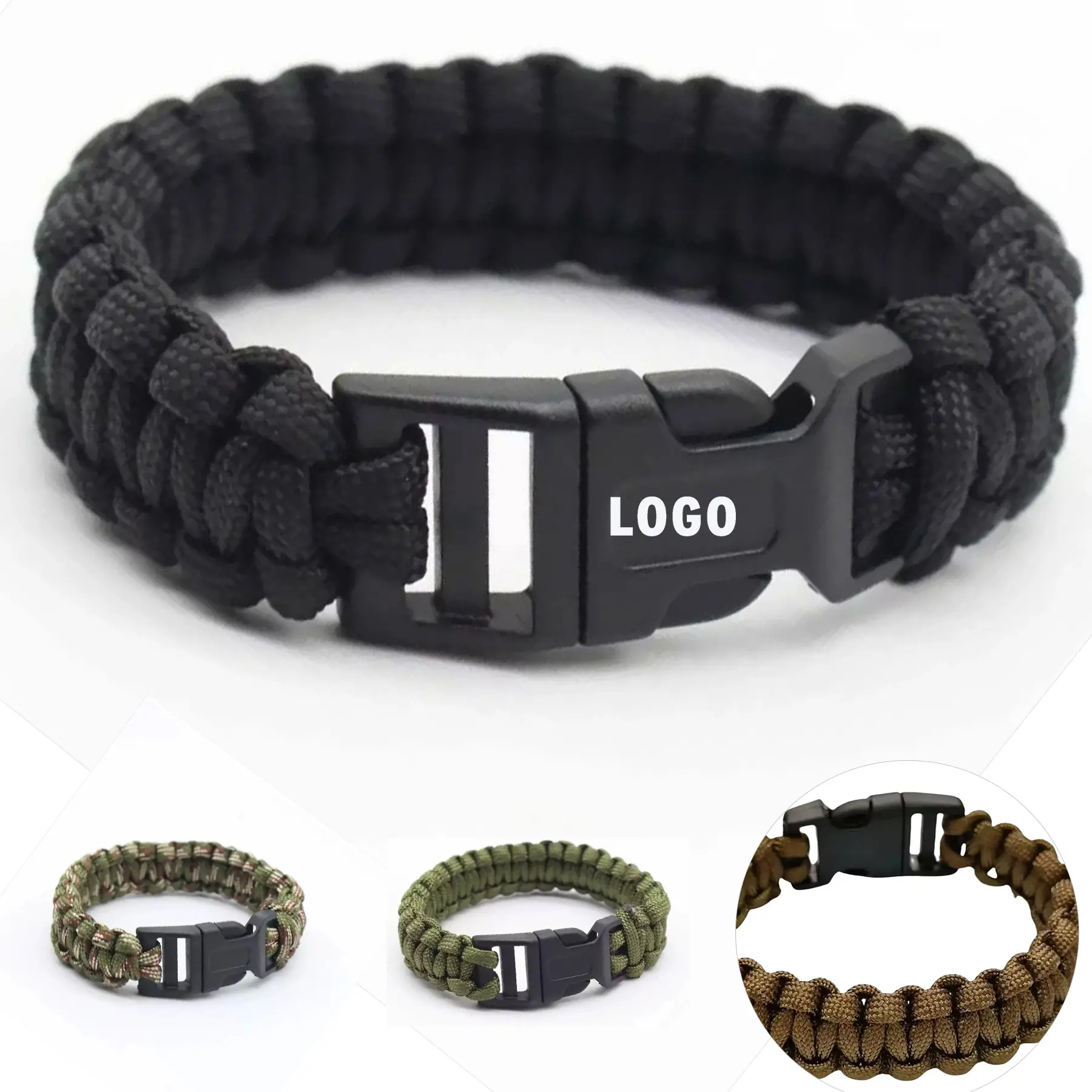 Tactical Paracord Wristband for Men Women 2