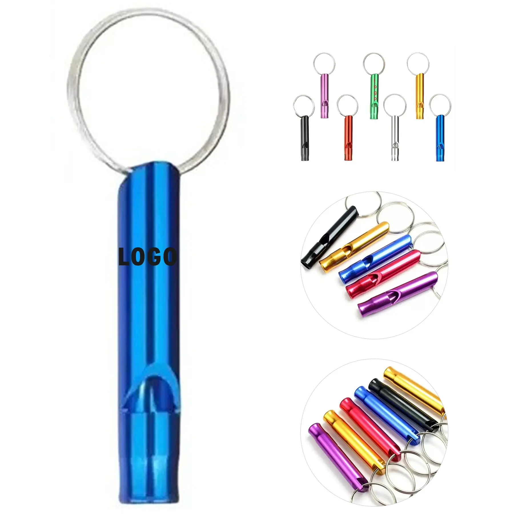 Emergency Whistle Keychain Compact Survival Tool 2