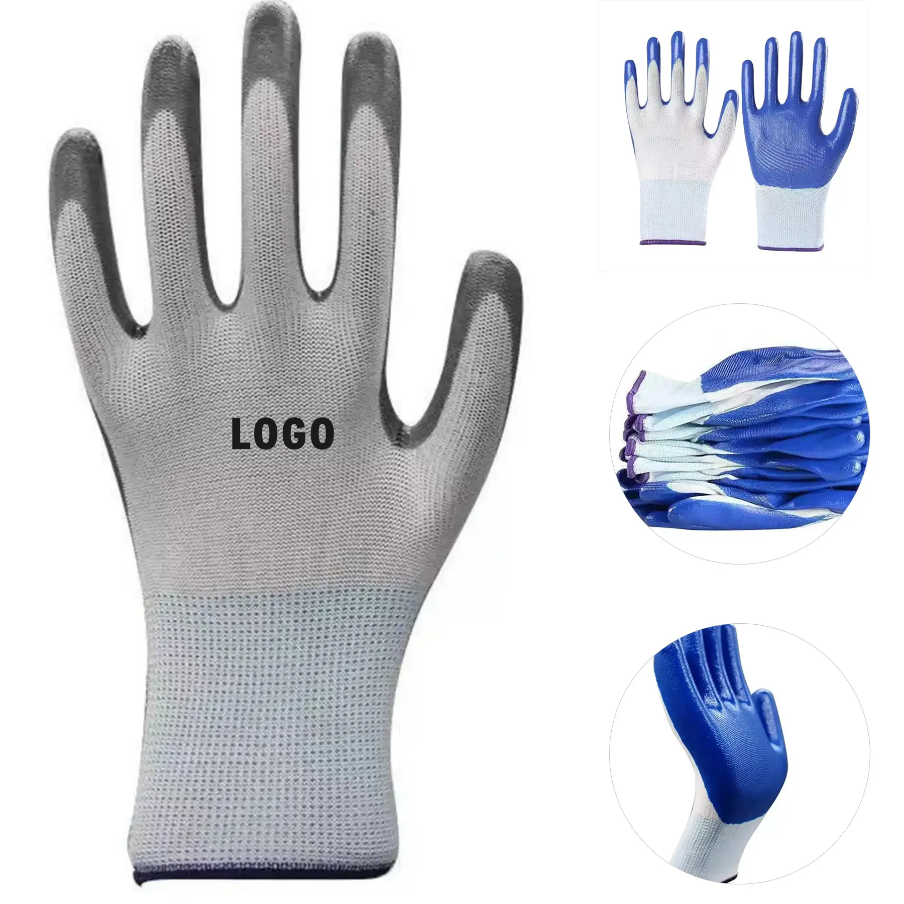 Extra Padded Safety Work Gloves Unisex 2