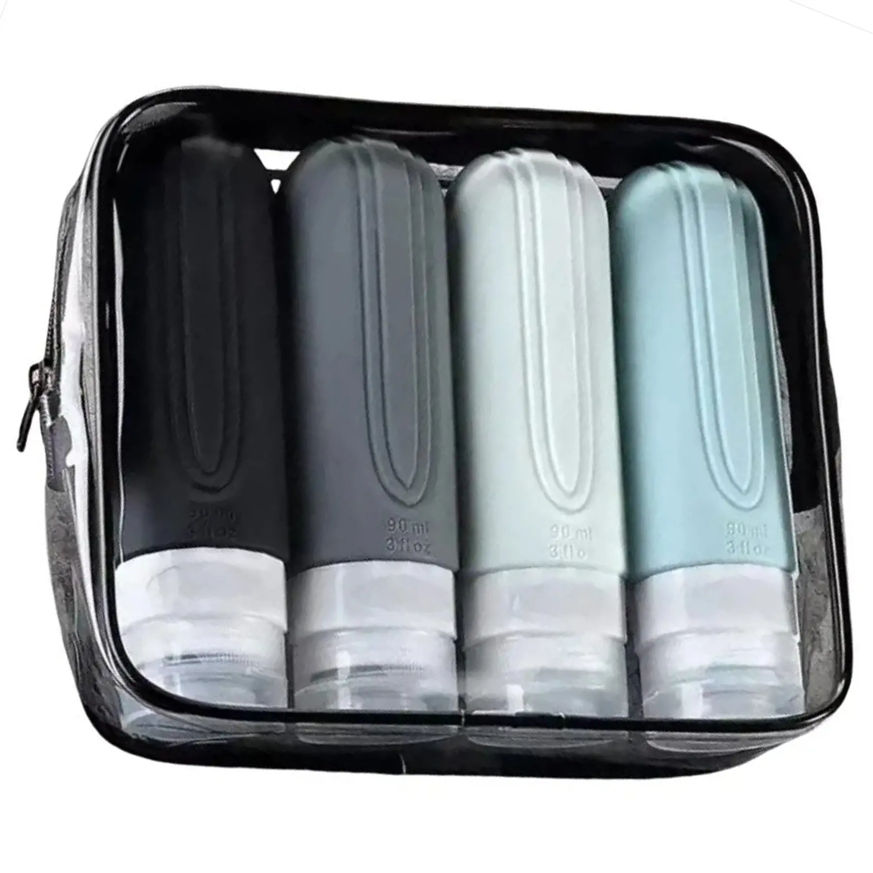 Portable Refillable Travel Skincare Pump Bottle