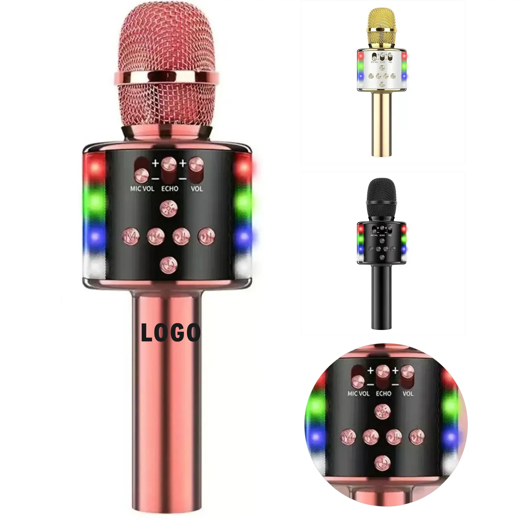 Portable Cordless Lavalier Microphone Kit 2