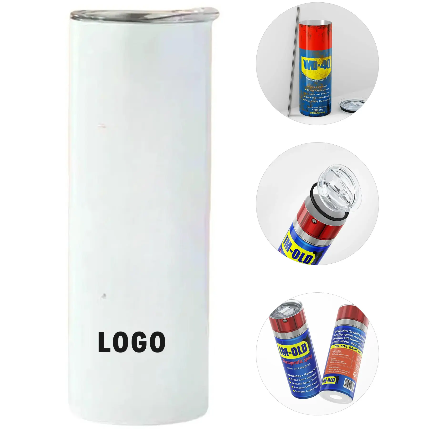 Stainless Steel Insulated Car Travel Mug Cup 2