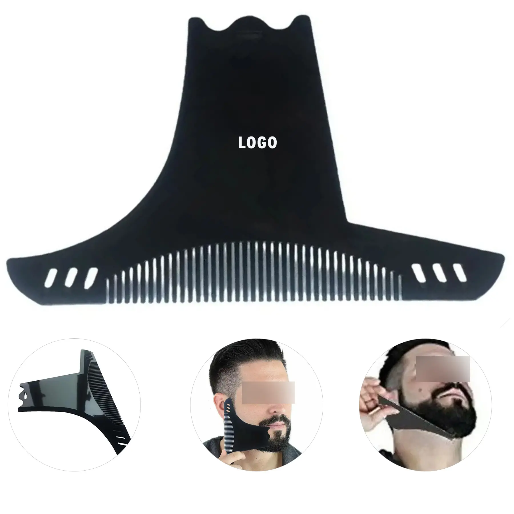 Beard Shaping Stencil 2