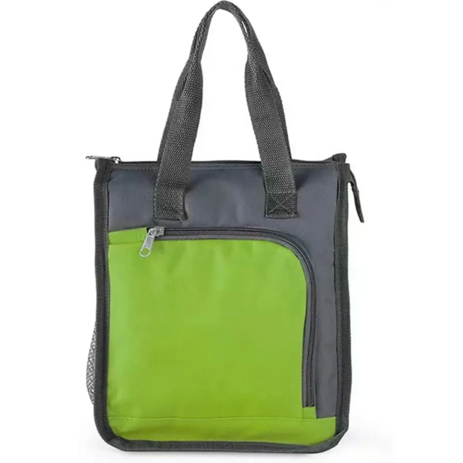 Reusable Oxford Fabric Insulated Lunch Tote with Adjustable Strap