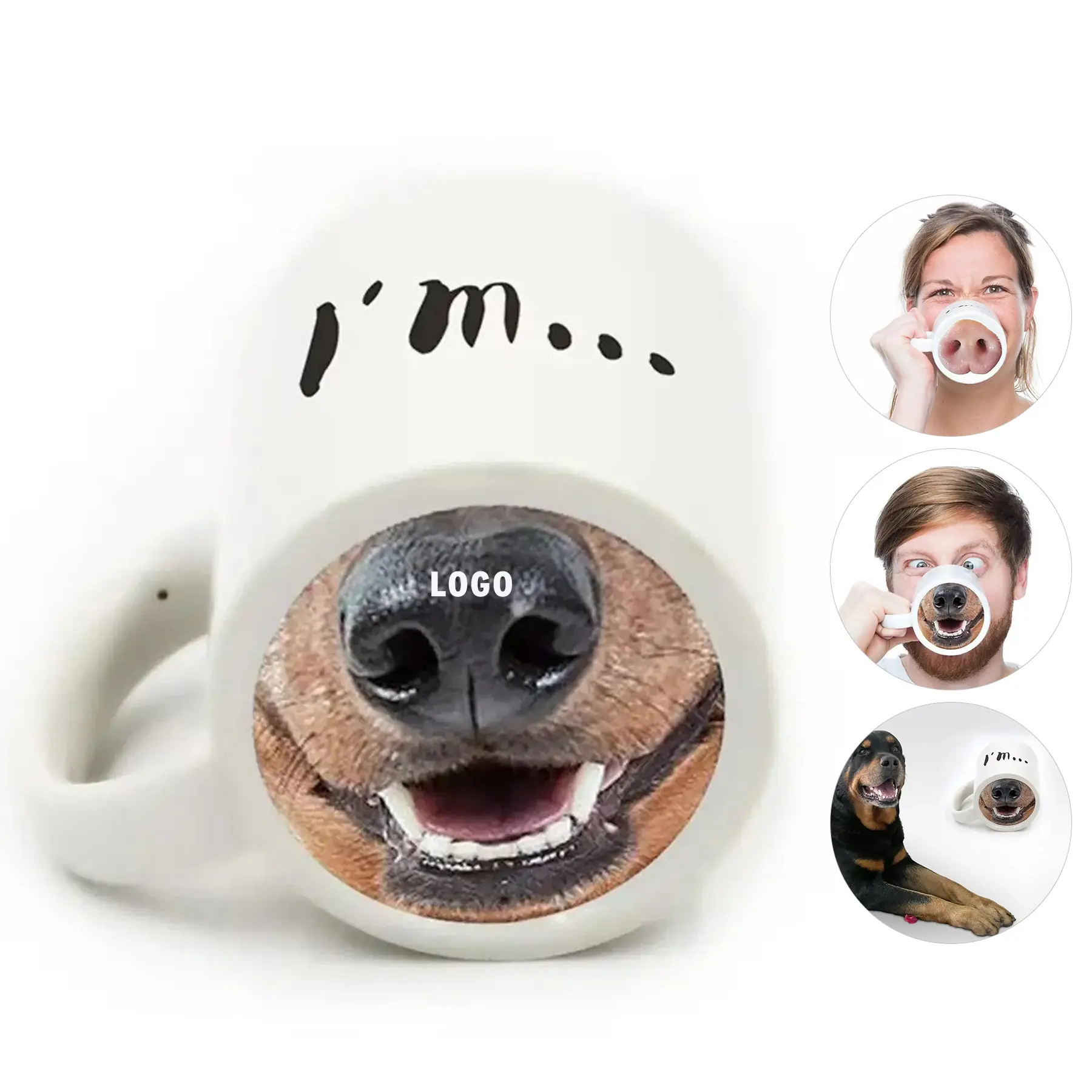 Whimsical Ceramic Coffee Cup for Personalized Gifts 2
