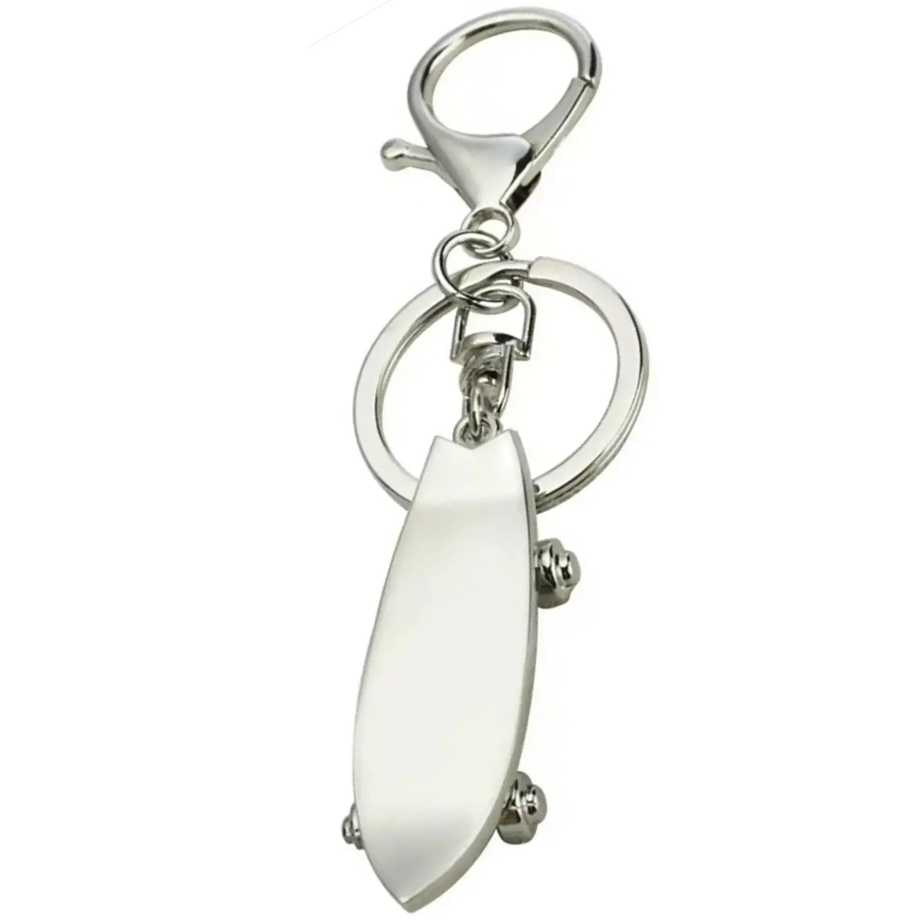 Compact Skateboard Key Ring