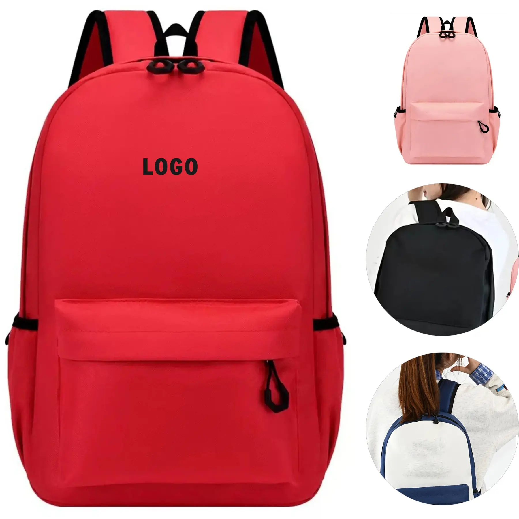 Spacious Travel Backpack Multiple Pockets Adjustable Straps 2