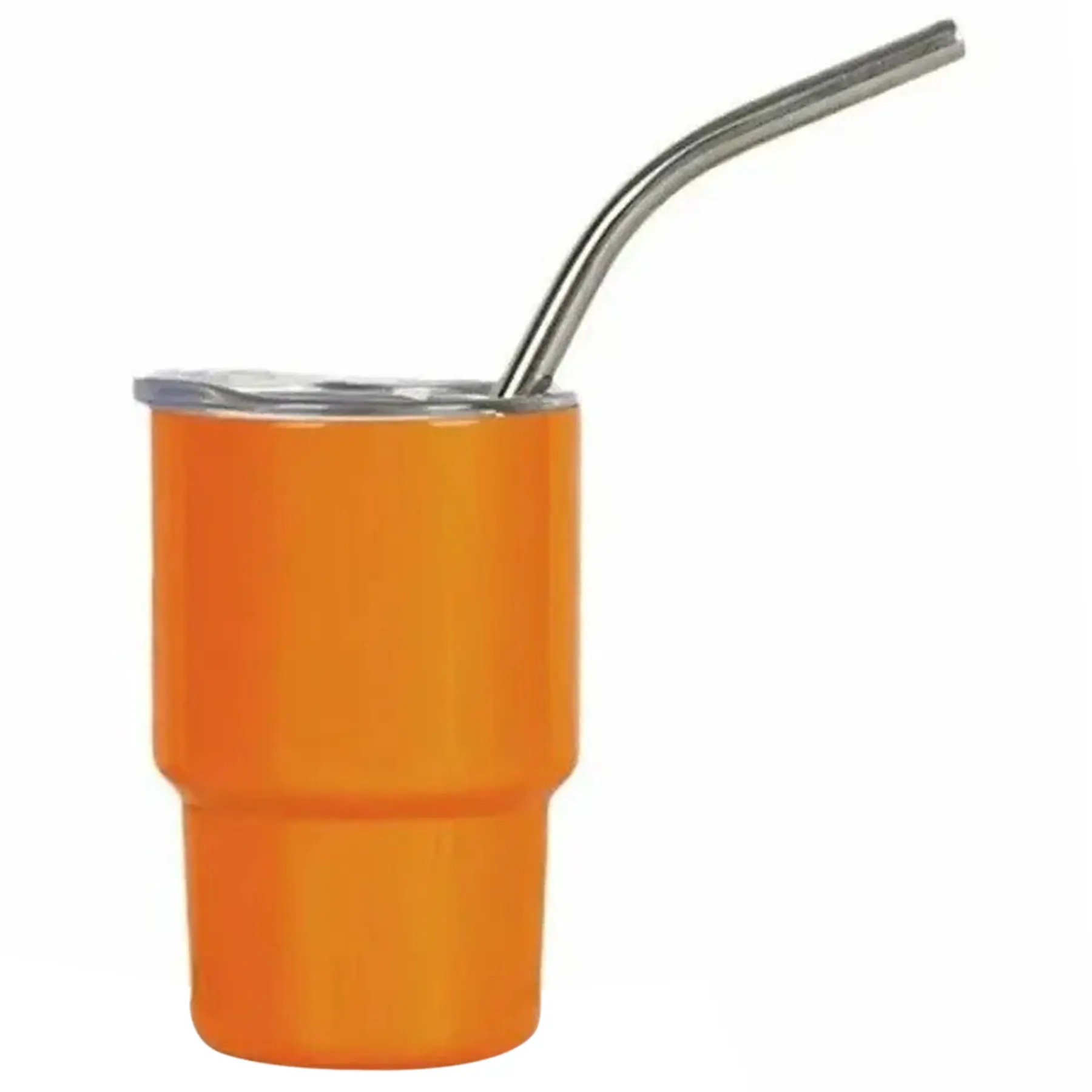 Double Straw Stainless Steel Vacuum Insulated Tumbler