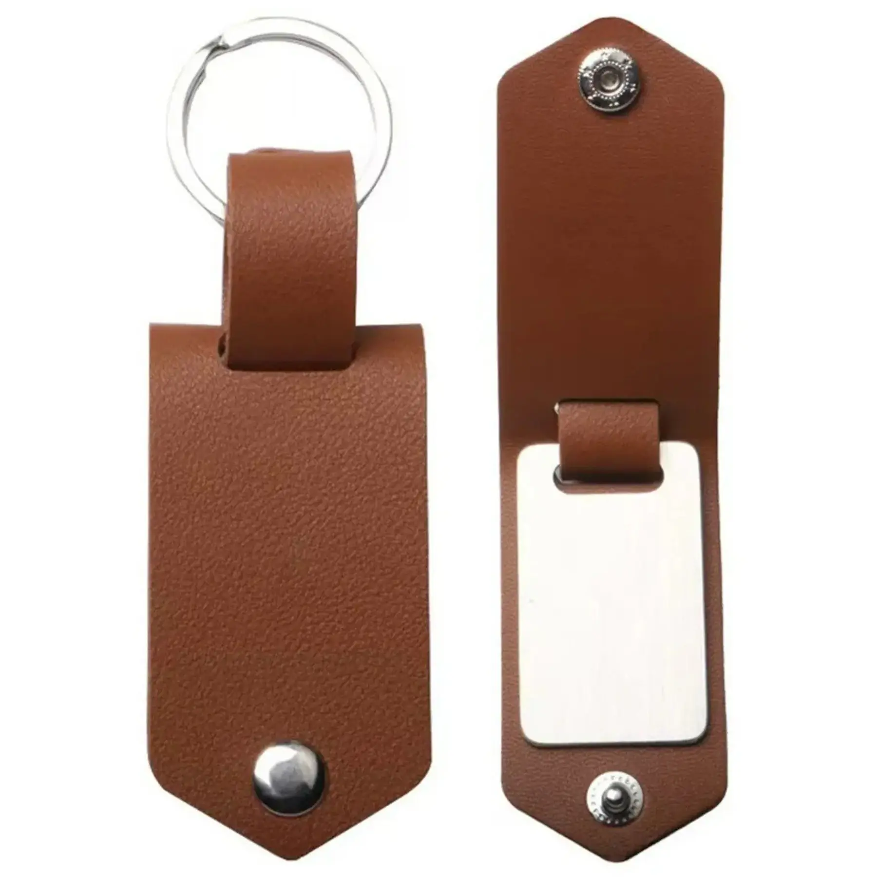 Personalized Custom Keychains Metal Leather Wood Rubber