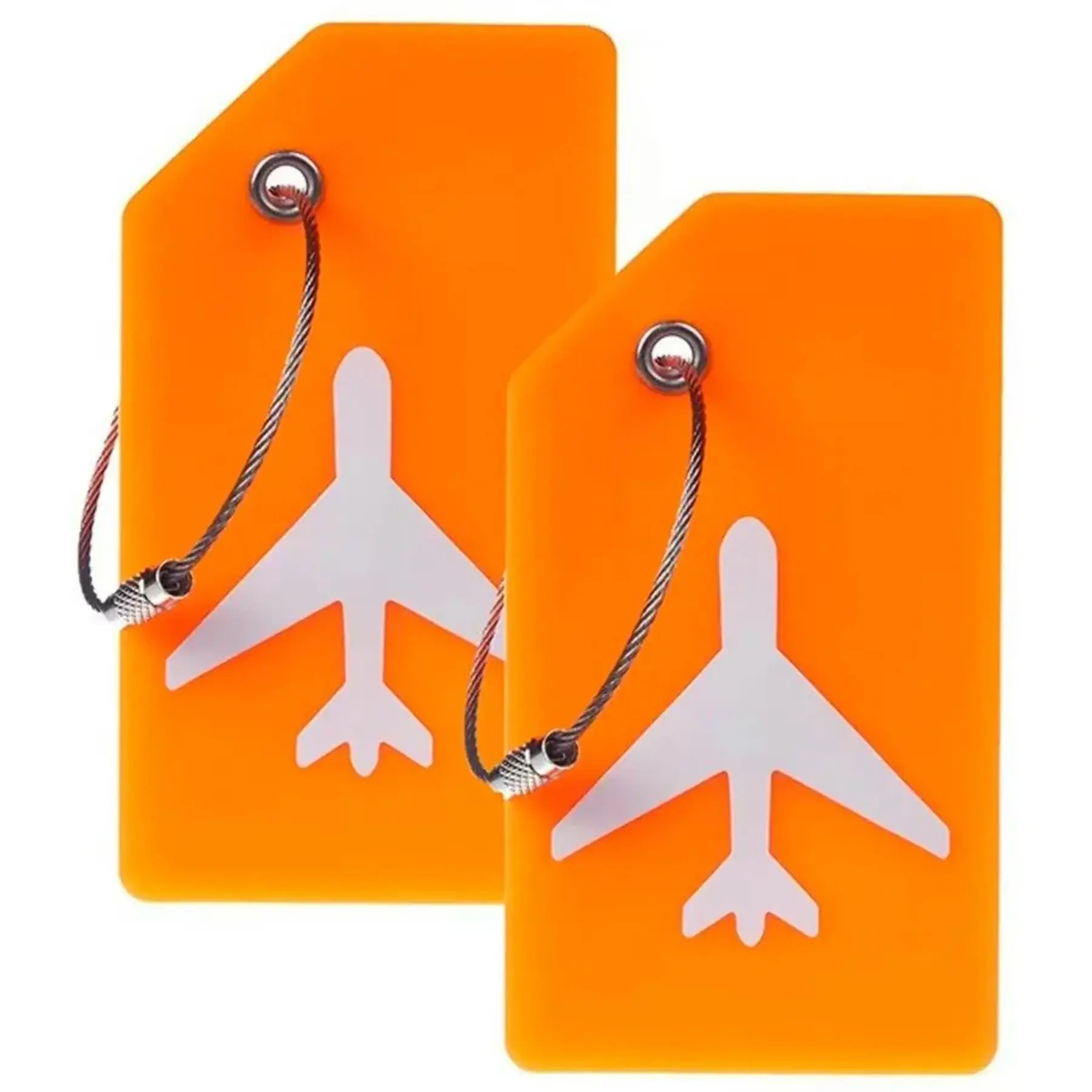 Aviation Silicone Luggage ID Tag Durable Soft Rubber Travel