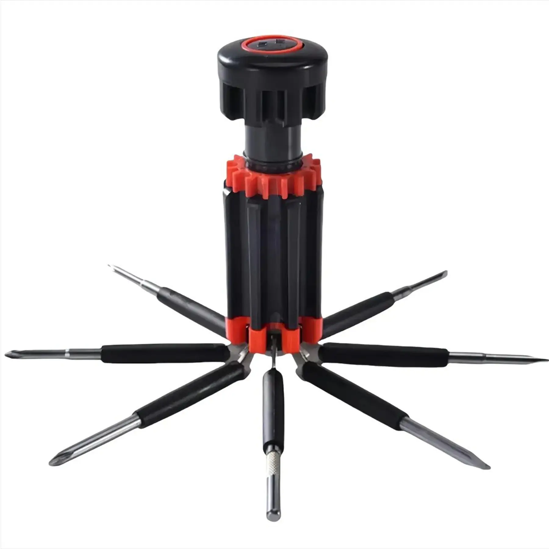 Multi Function Screwdriver Set 7 Bits LED Flashlight