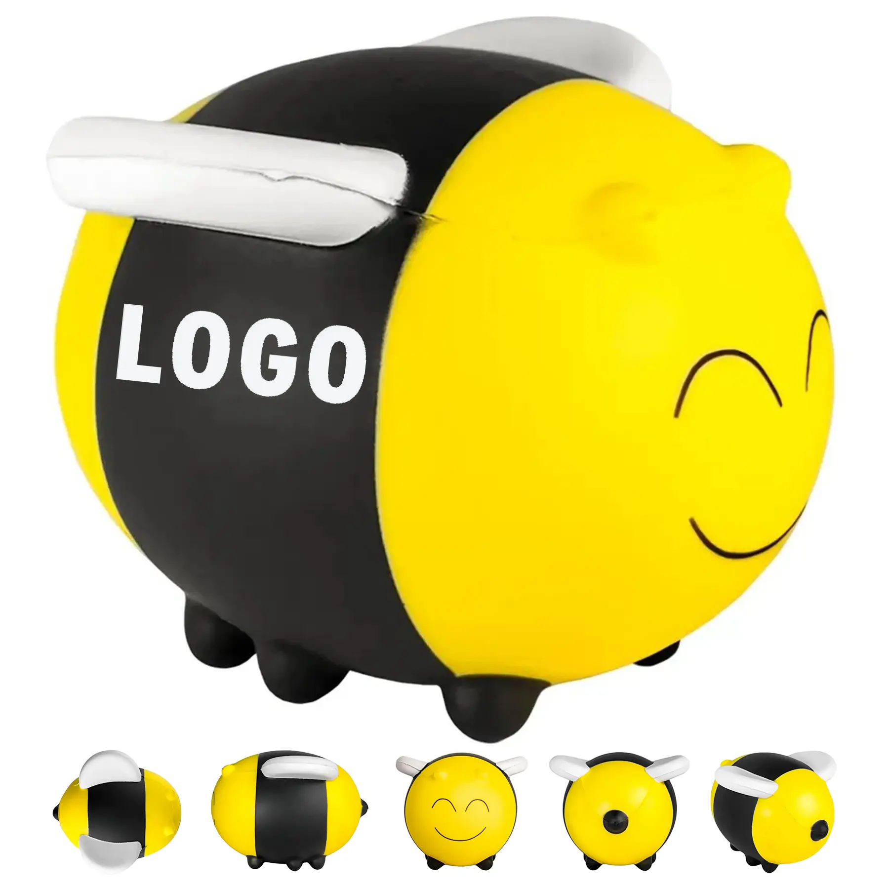 Bumblebee Foam Stress Ball Custom Logo 2