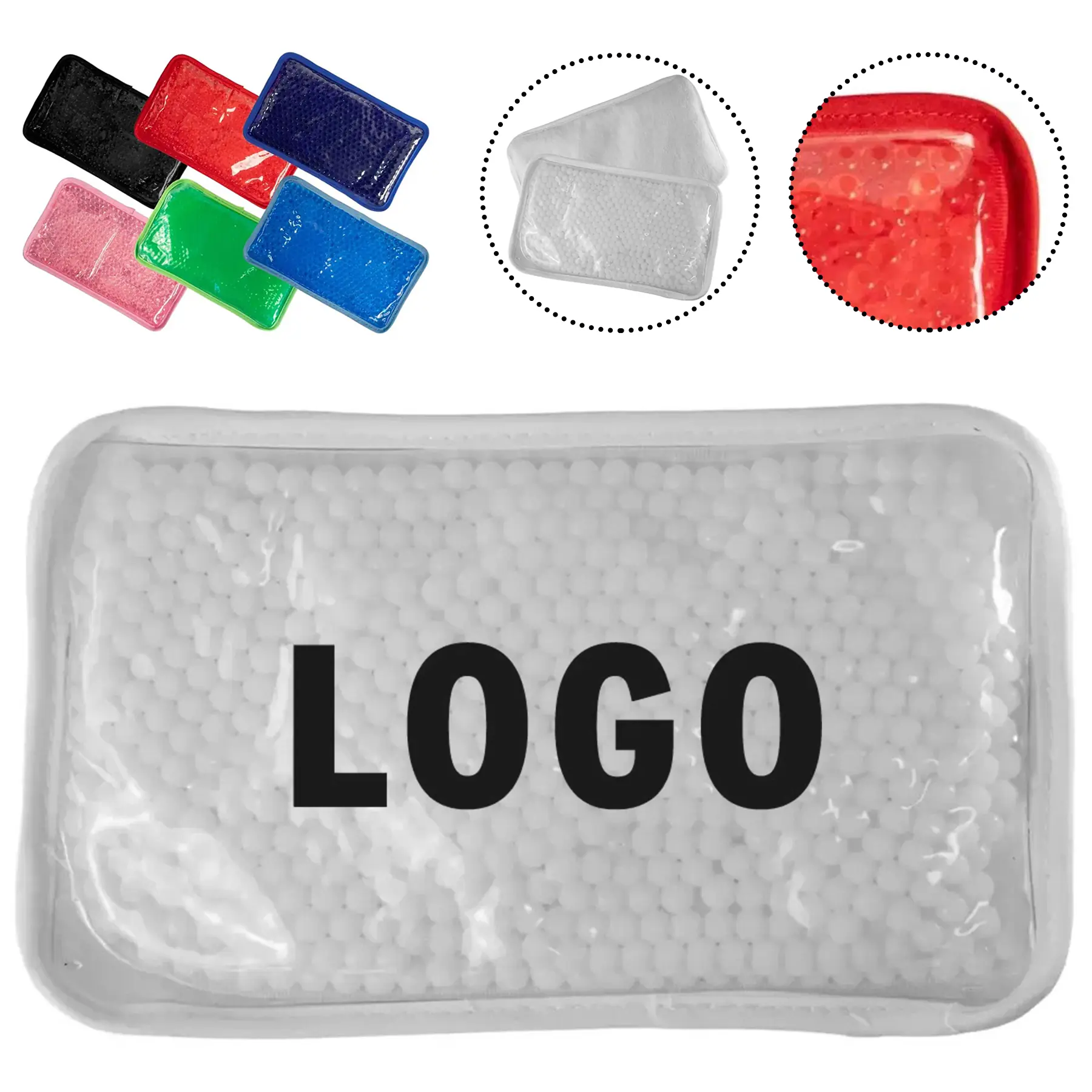 Velvety Gel Bead Hot Cold Therapy Pack 2