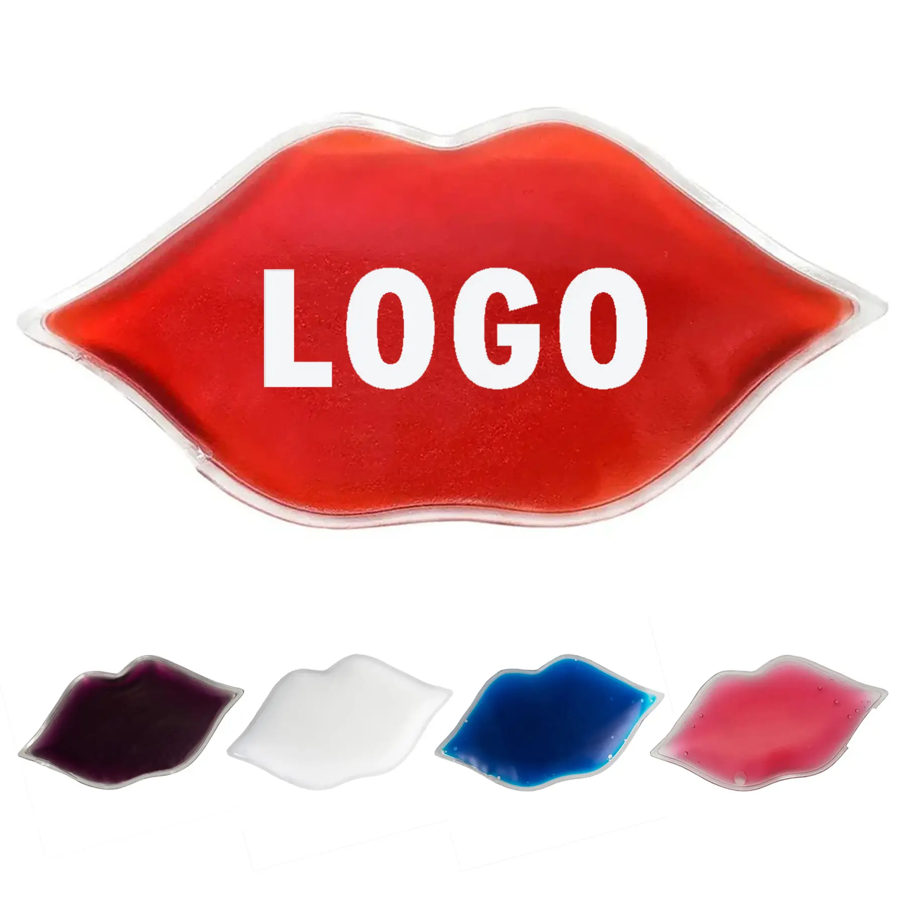 Kiss Relief Cool Gel Patches - Custom Logo Lips Shape 2