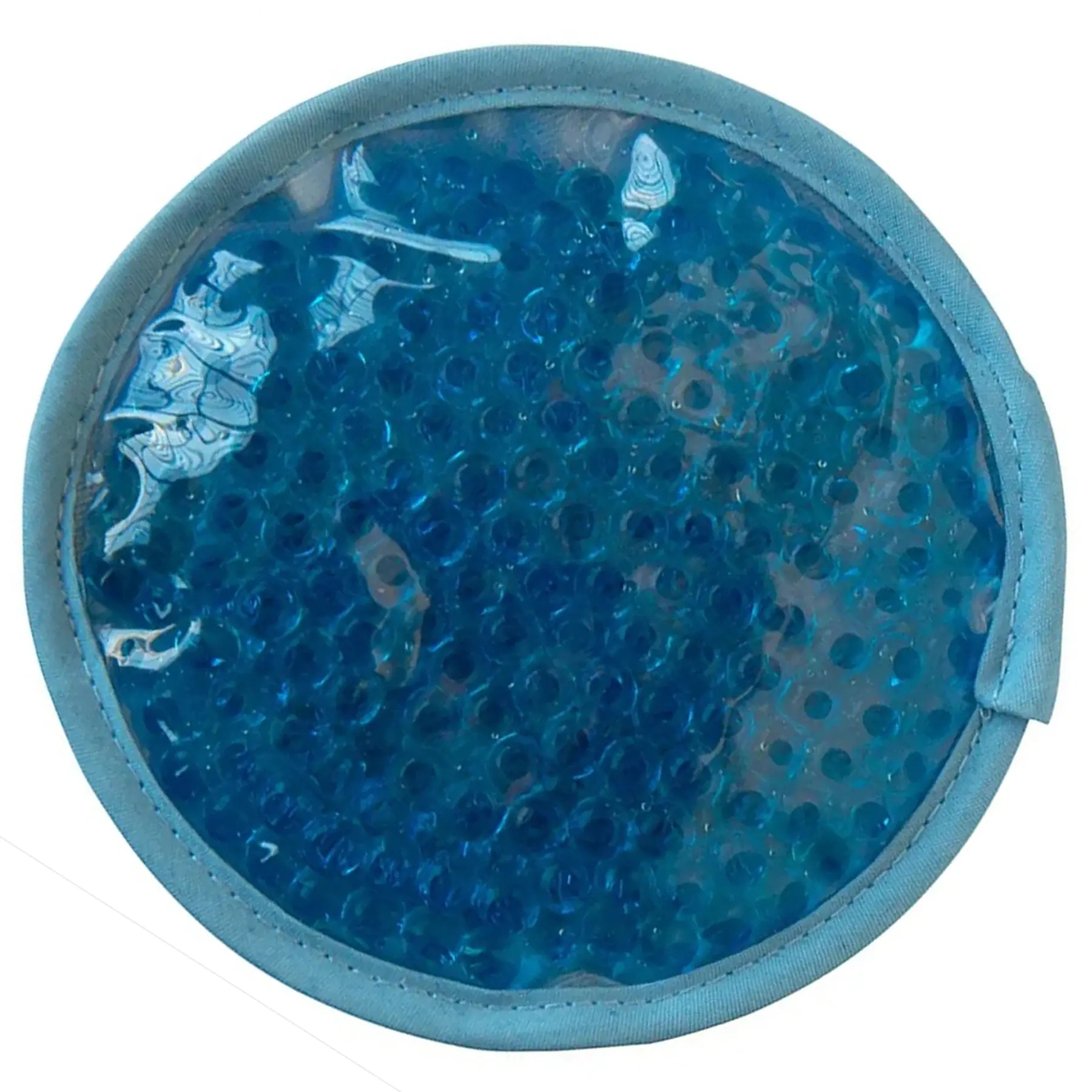 Customizable Plush Gel Bead Hot Cold Compress Round Pack